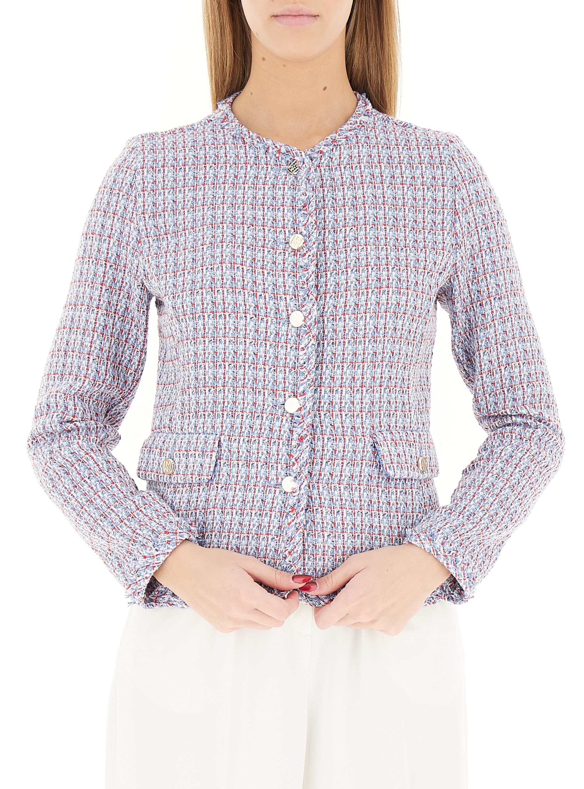 Giacca in tweed AZZURRO
