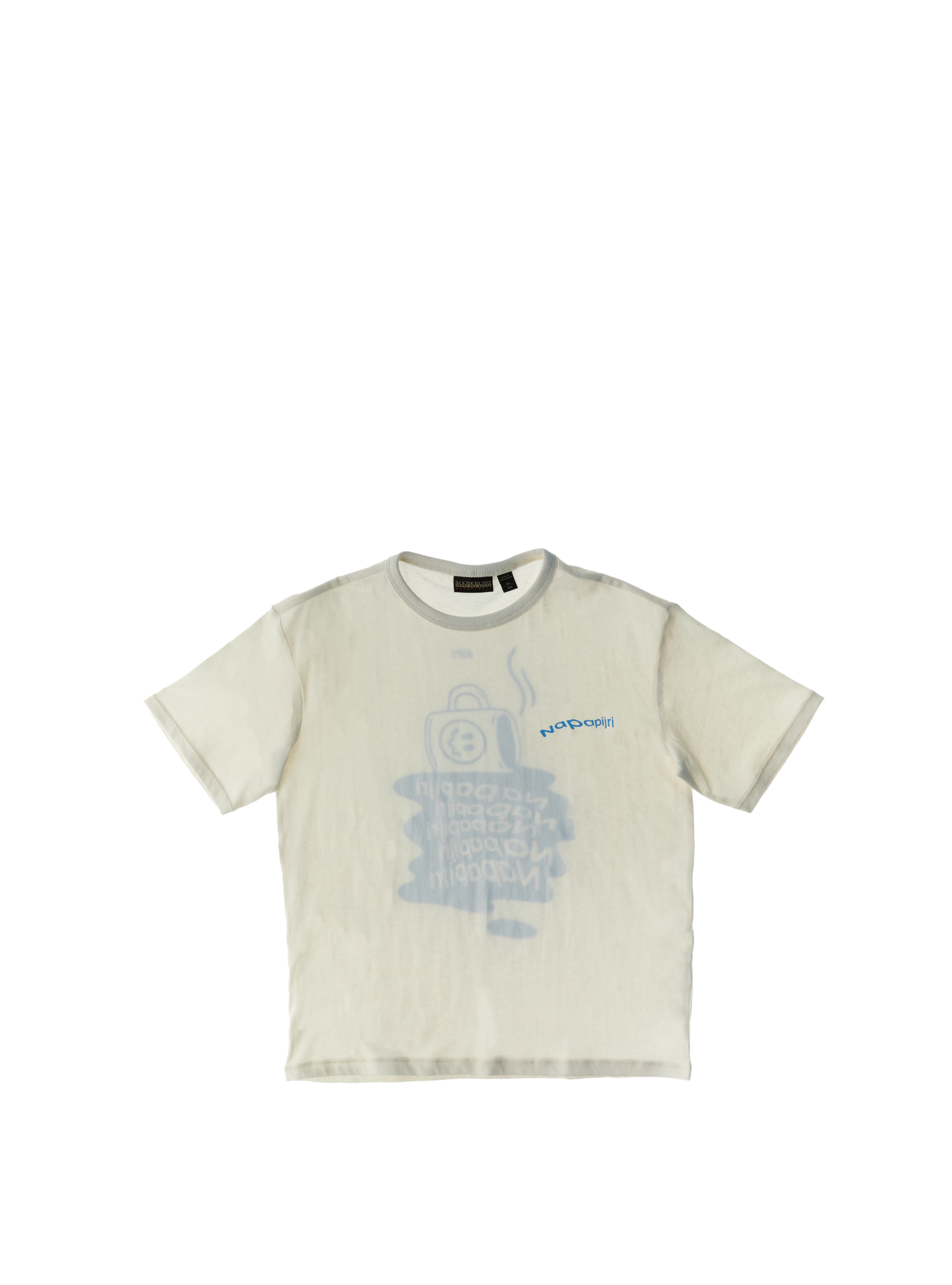 Napapijri T-shirt girocollo AVORIO