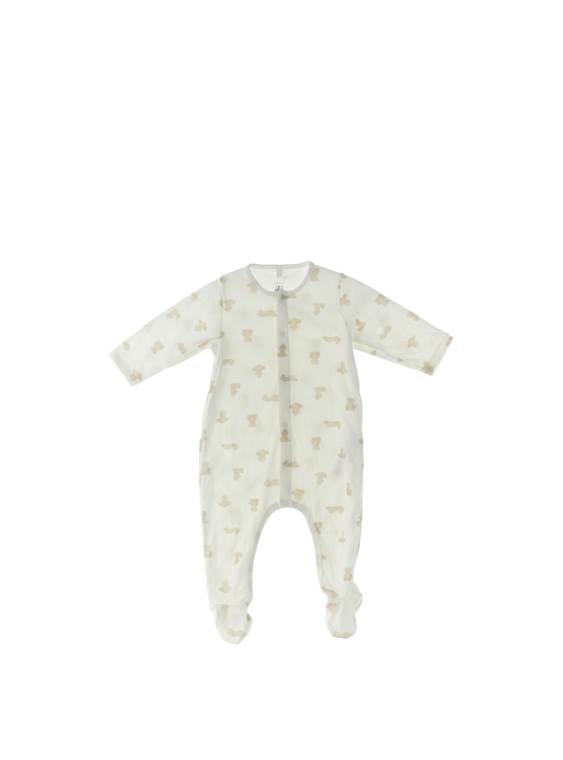 Tutina in cotone BIANCO 9M