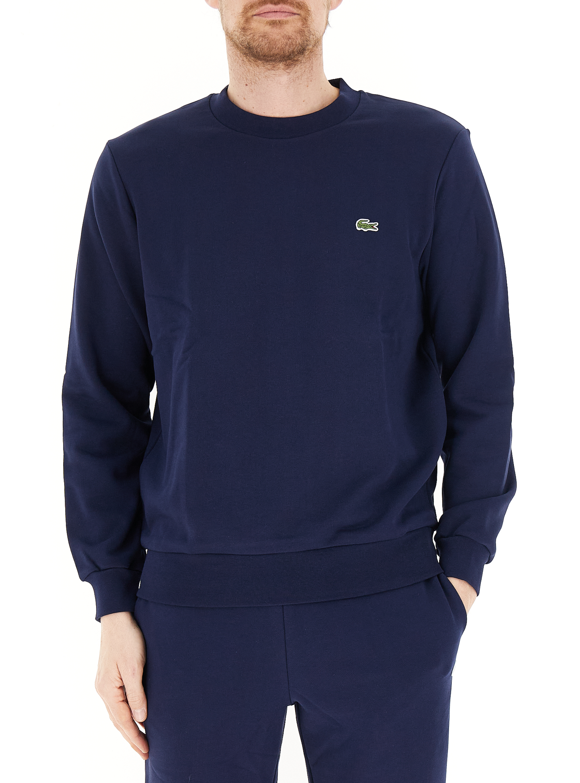 Lacoste Felpa girocollo BLU NAVY