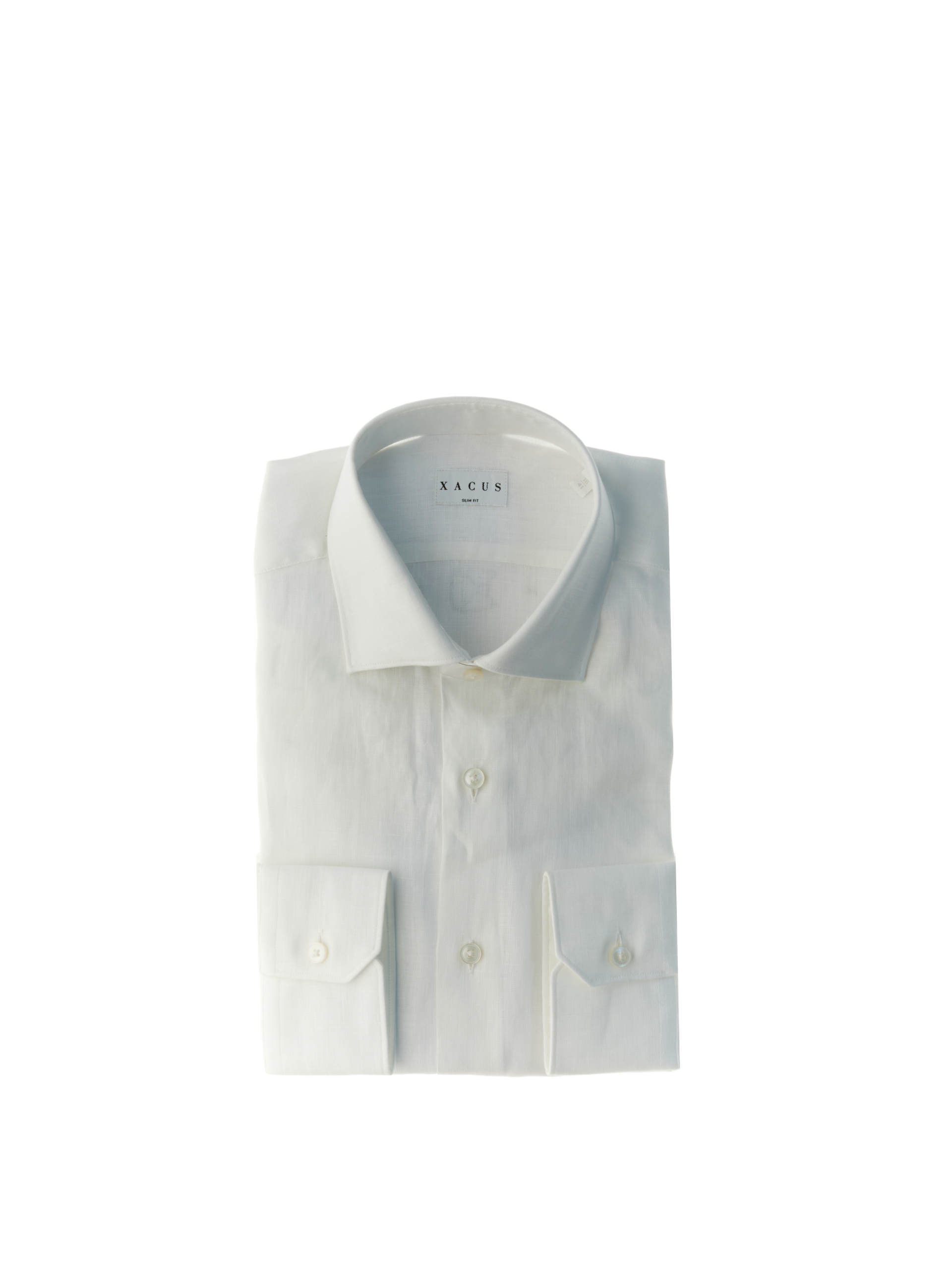 XACUS Camicia in lino PANNA