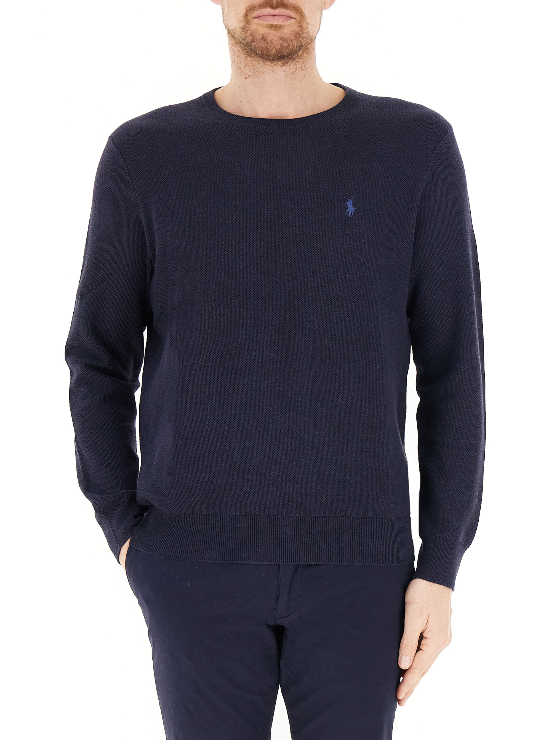 Maglione girocollo POLO BLU SCURO L