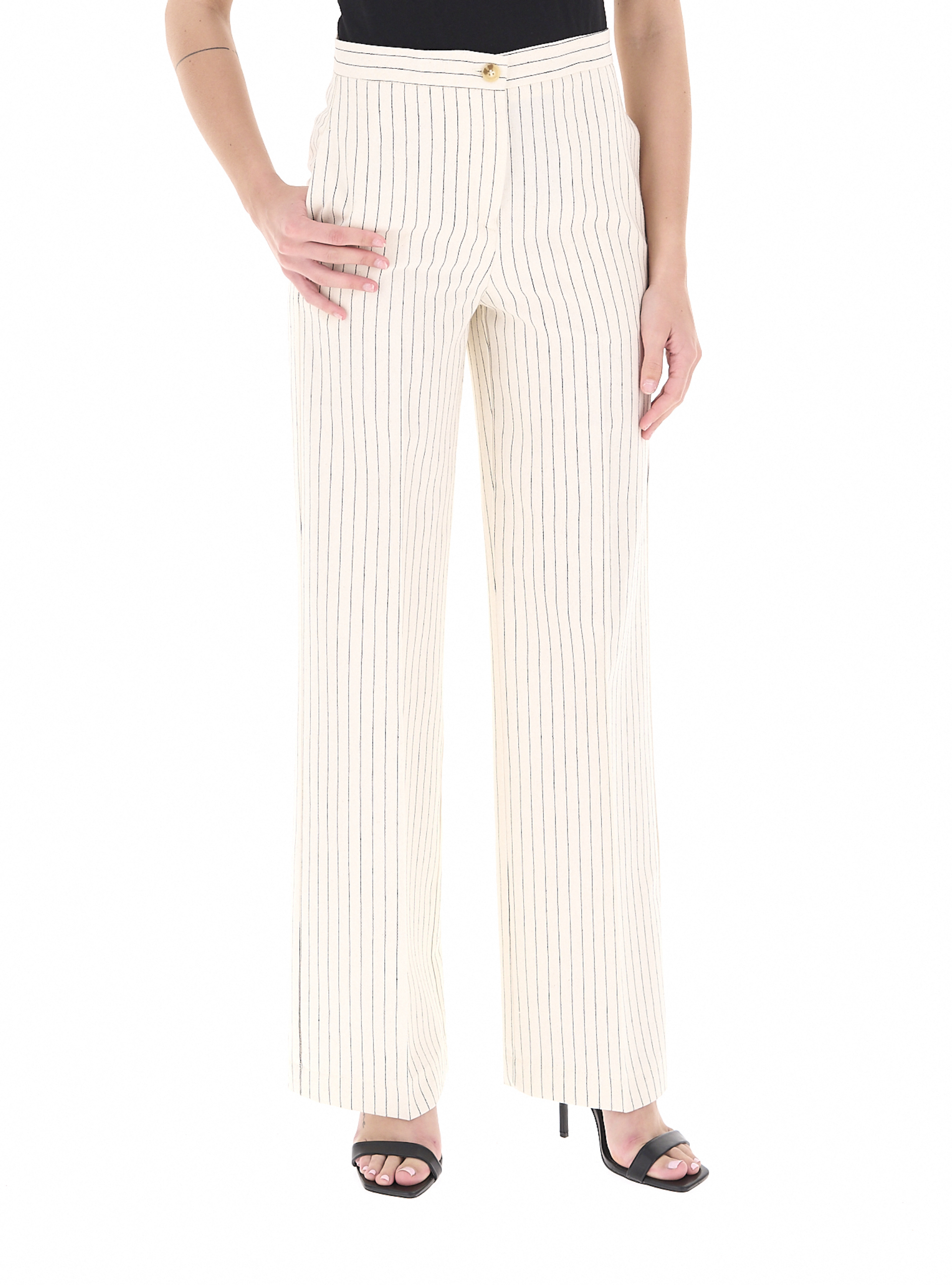 VICOLO Pantalone a palazzo BURRO