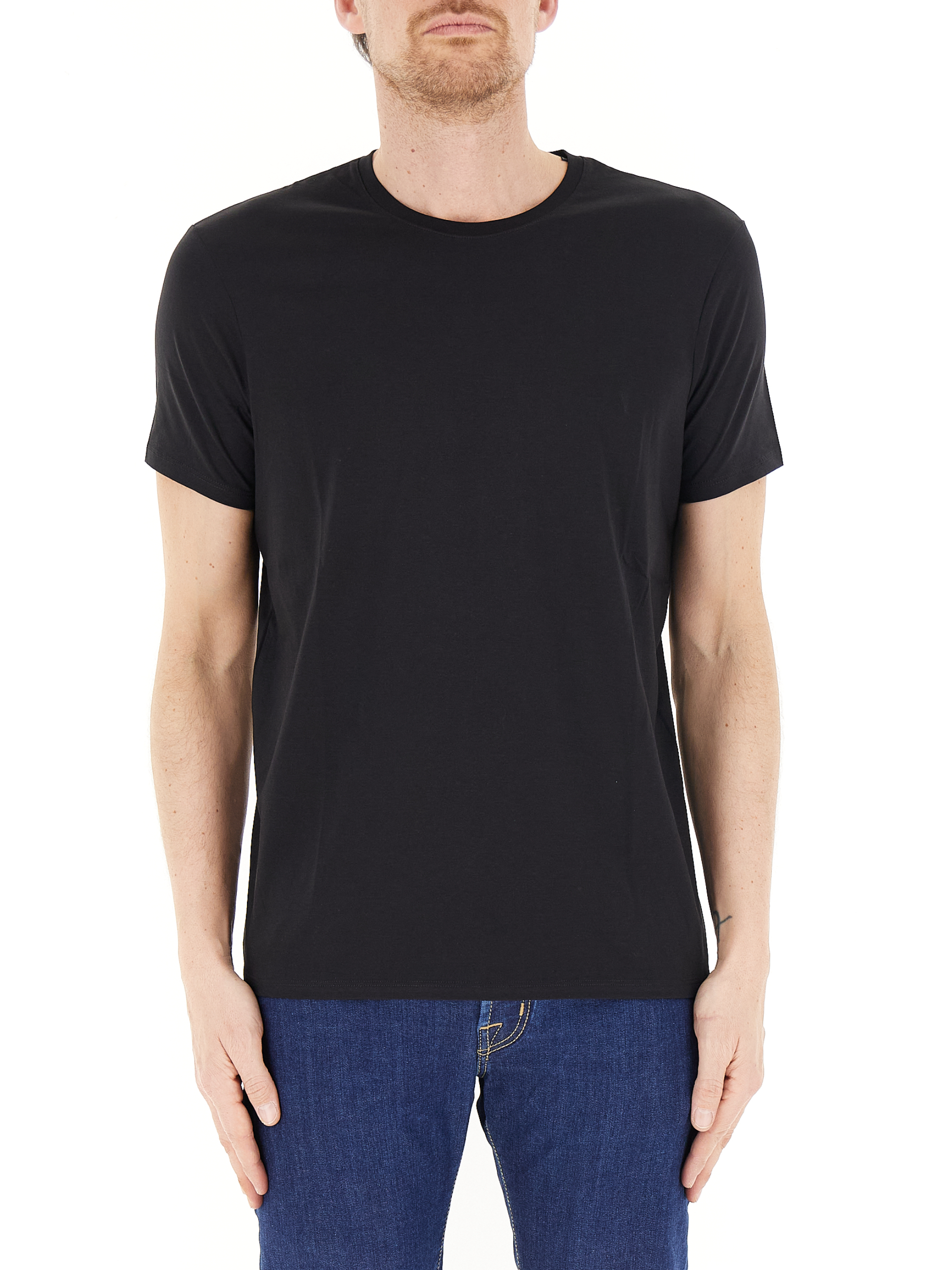 T-shirt girocollo NERO S