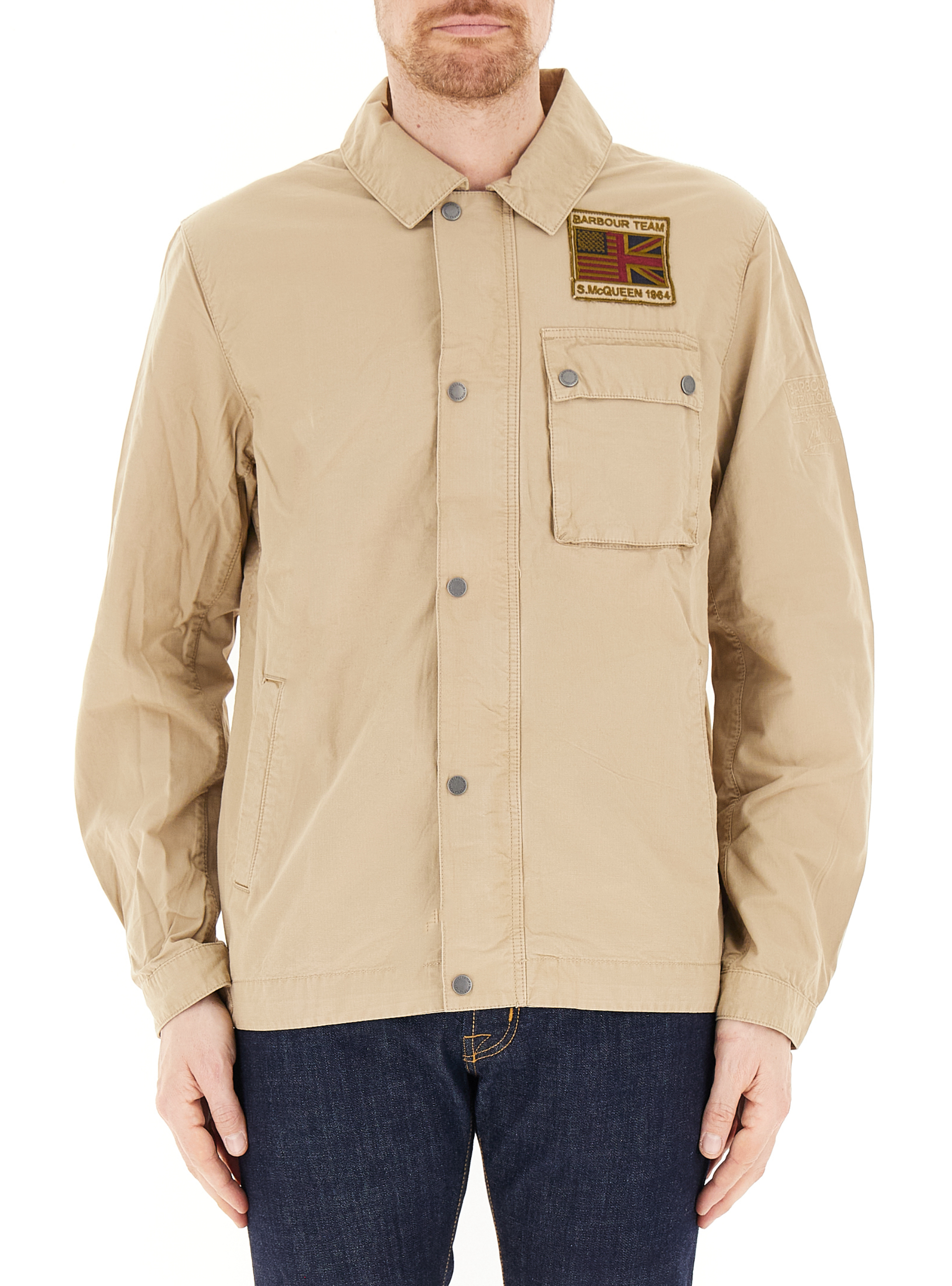 Barbour Giacca overshirt SABBIA