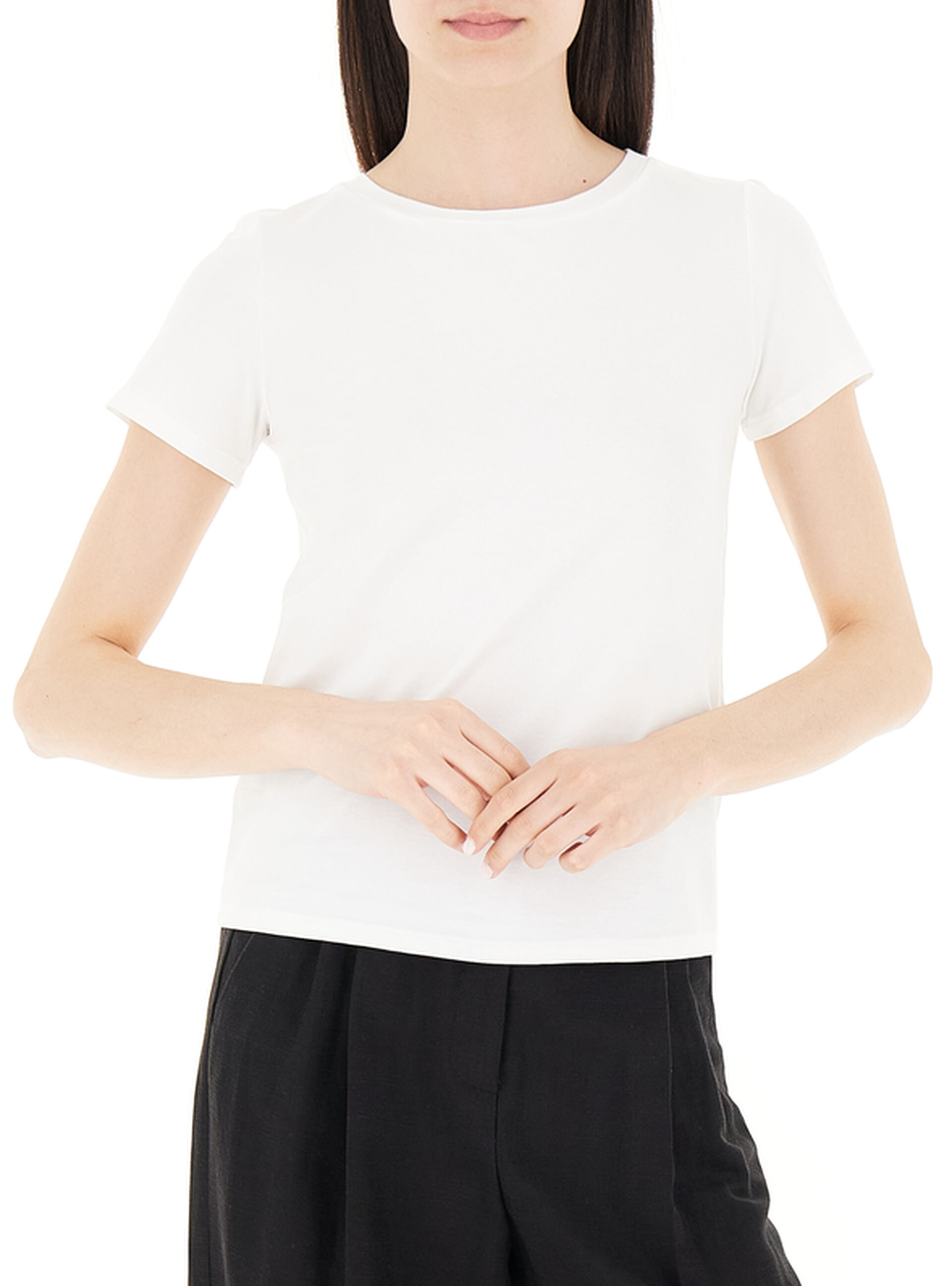 T-shirt girocollo BIANCO XS