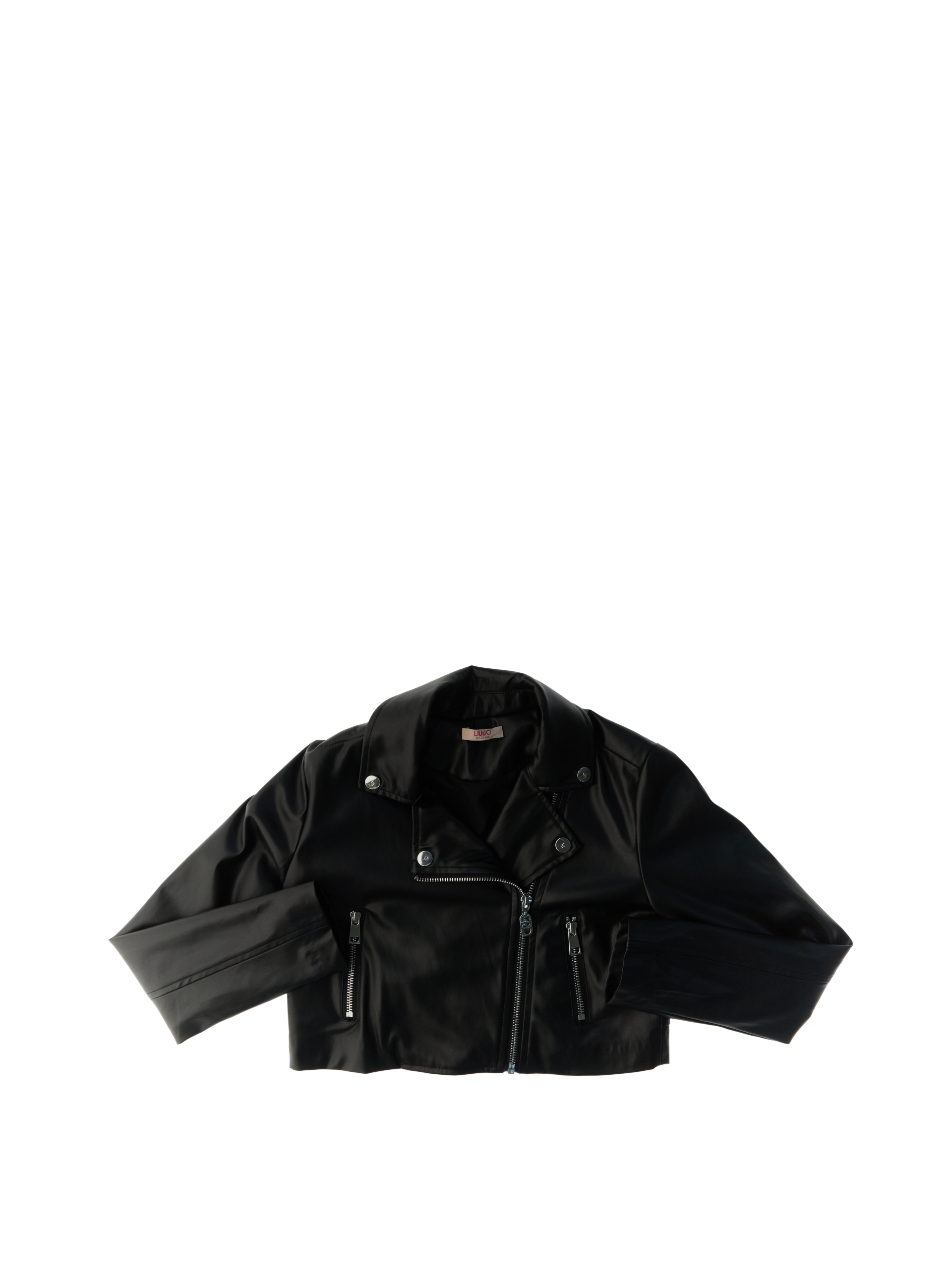 Giubbino in similpelle JUNIOR NERO L