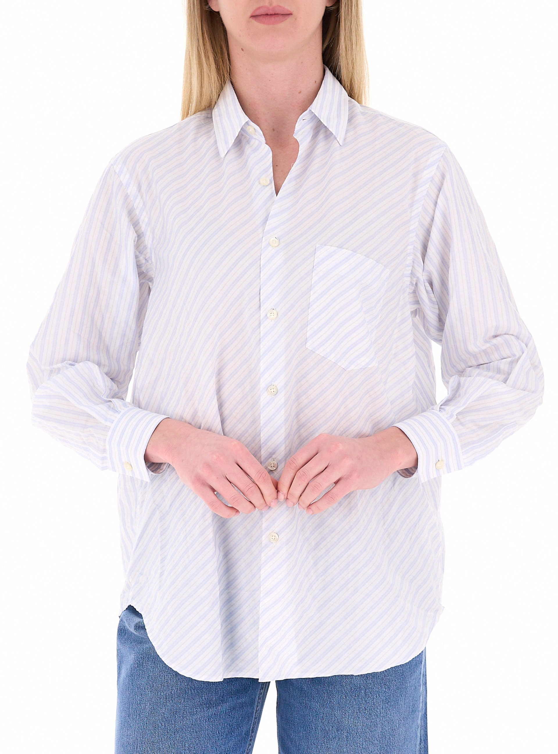 Camicia a righe AZZURRO CHIARO M