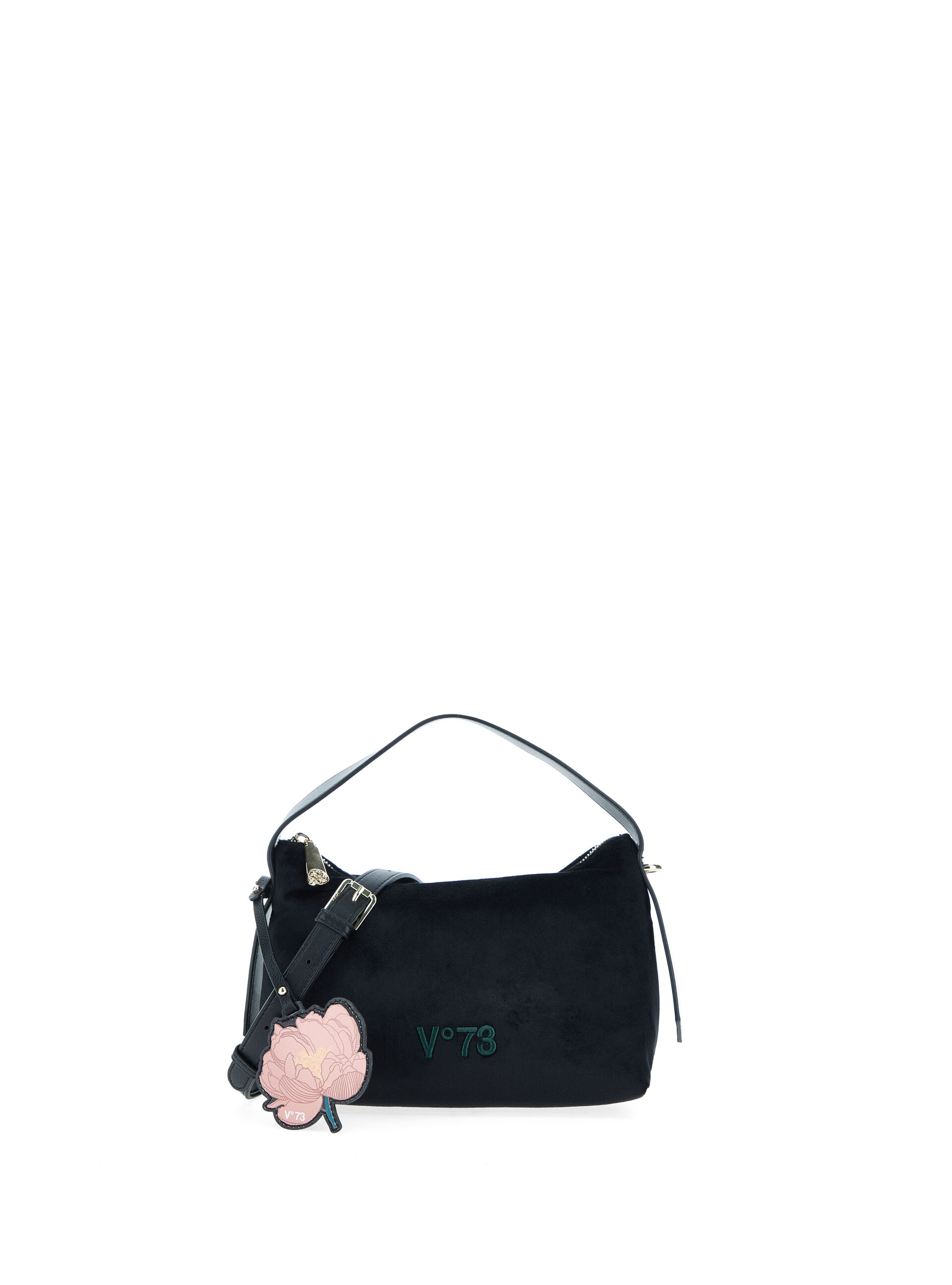 V73 Borsa in velluto NERO UNI