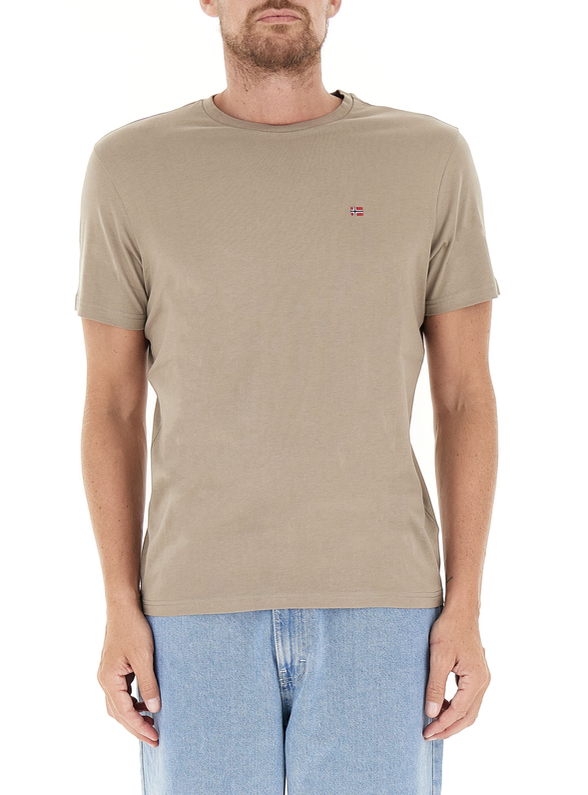 Napapijri T-shirt girocollo BEIGE