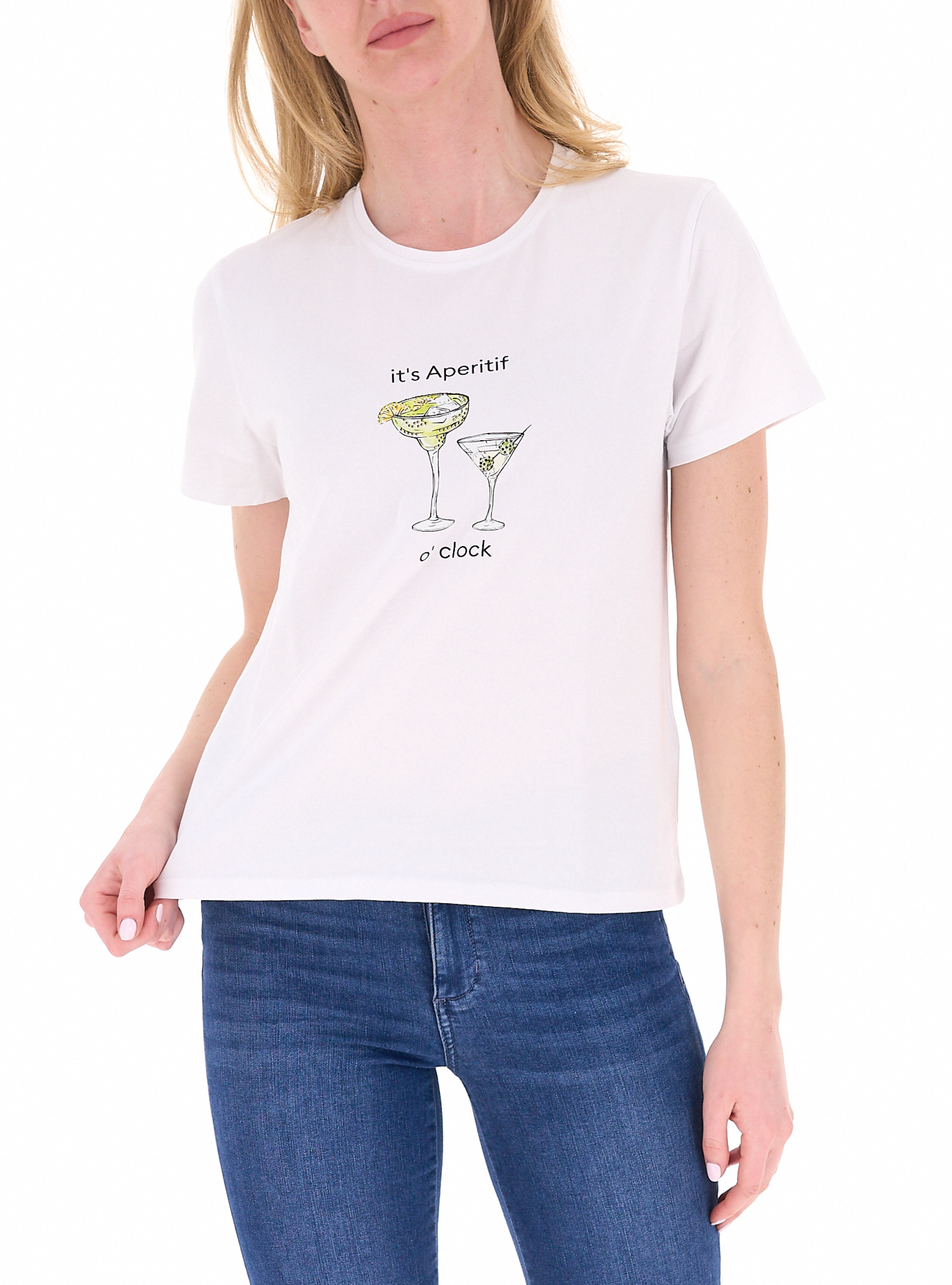 T-shirt girocollo PANNA