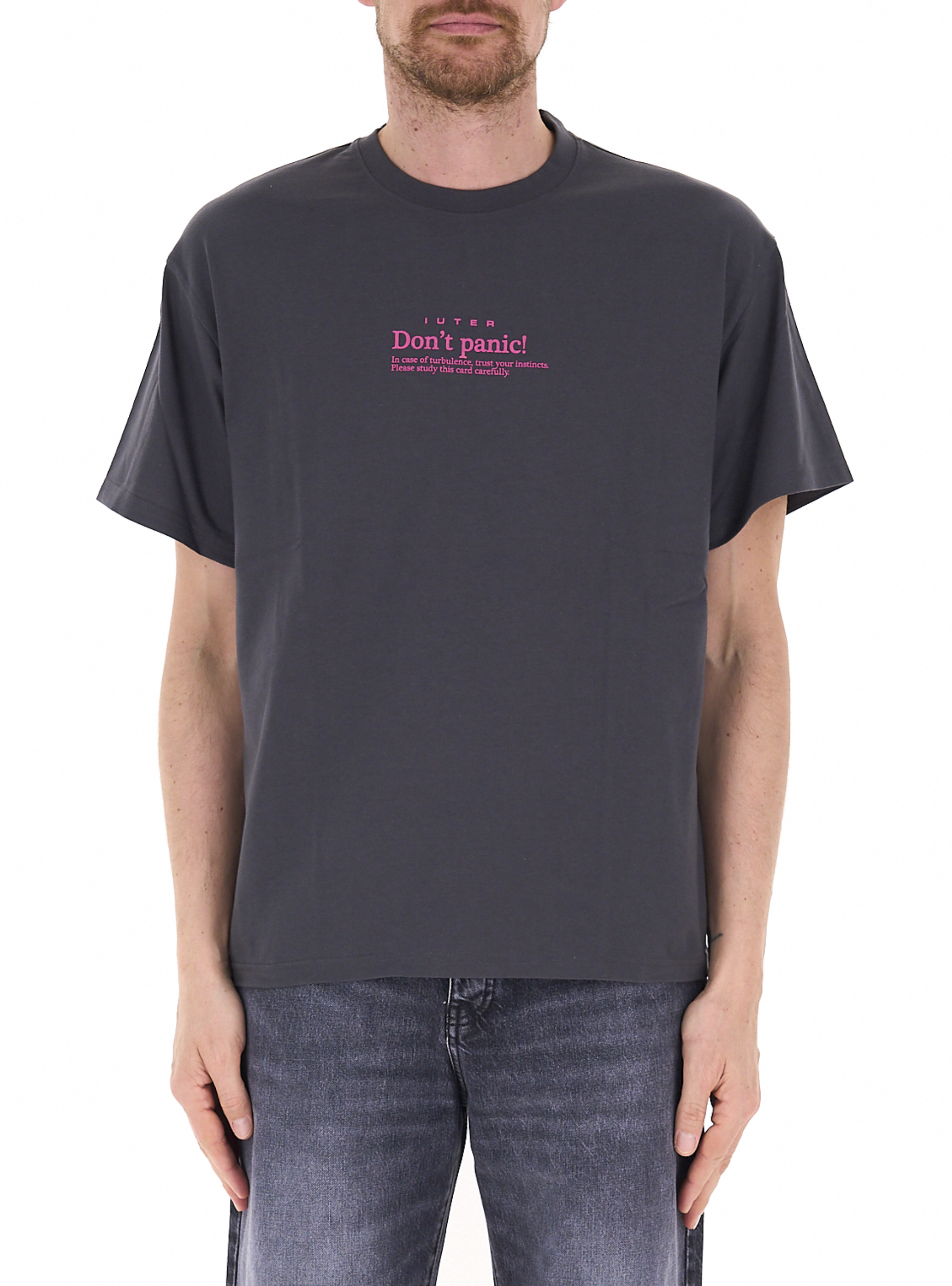 IUTER T-shirt girocollo ANTRACITE