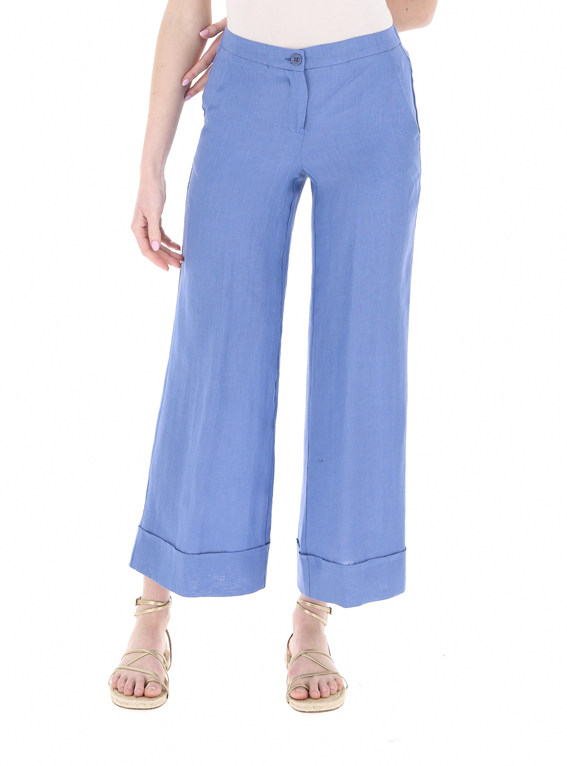Pantalone in lino CARTA DA ZUCCHERO 40