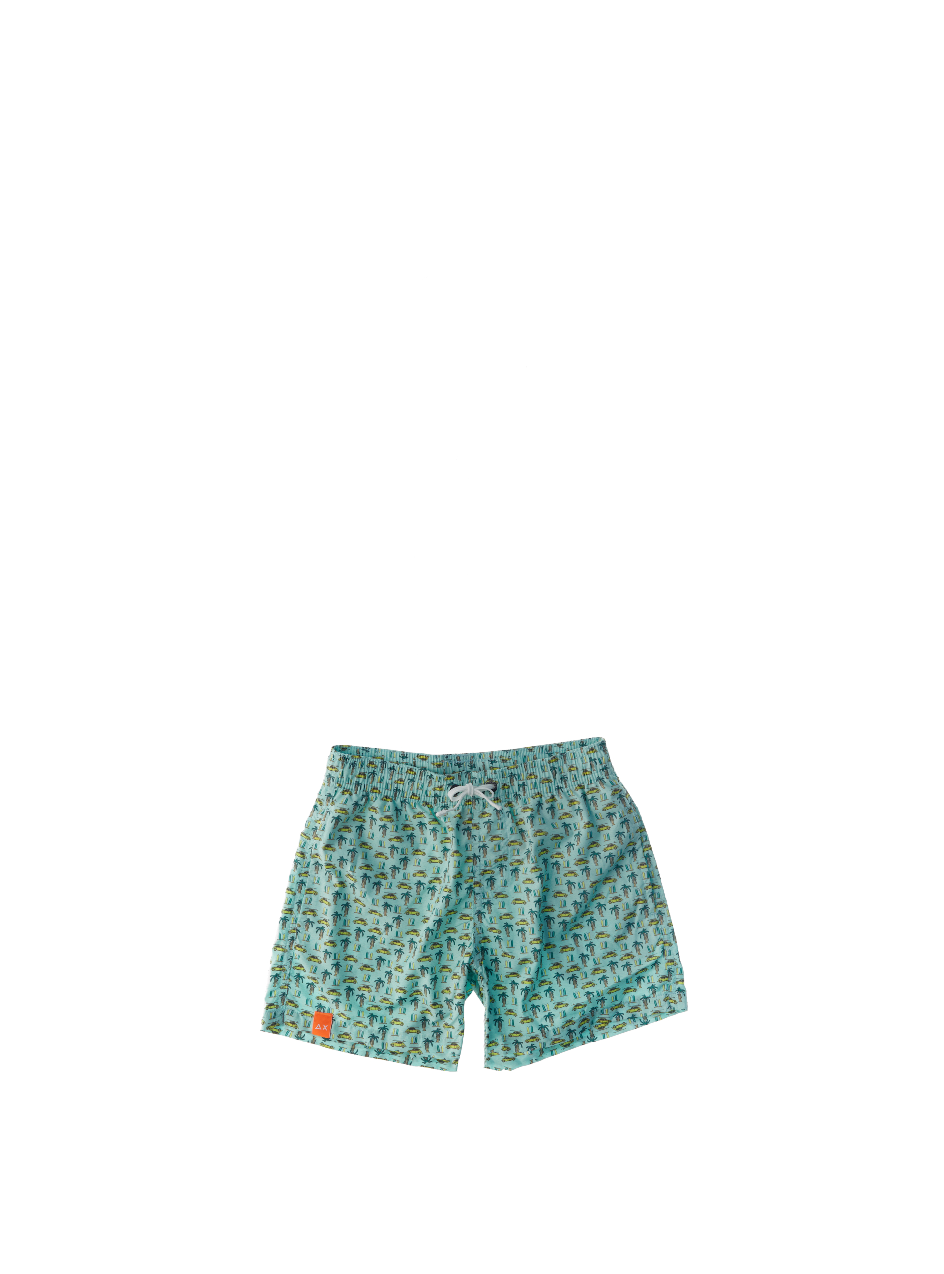 SUN68 Shorts da bagno TURCHESE