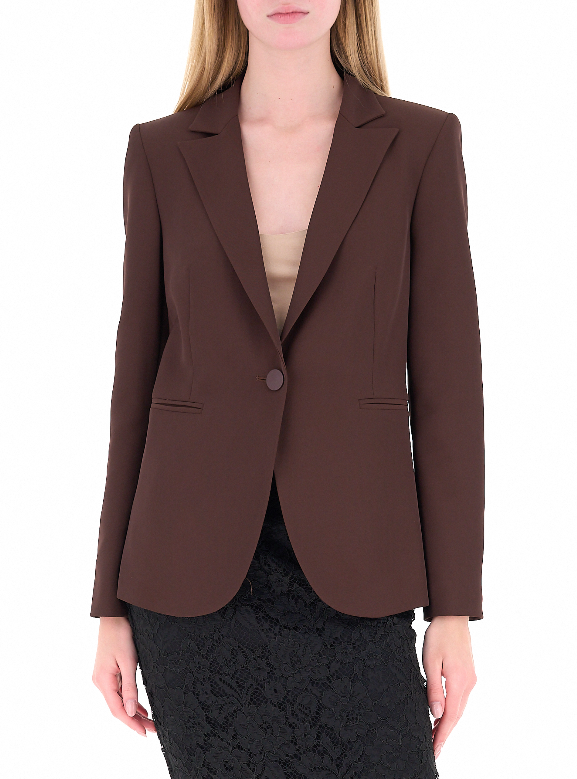 Blazer monopetto MARRONE