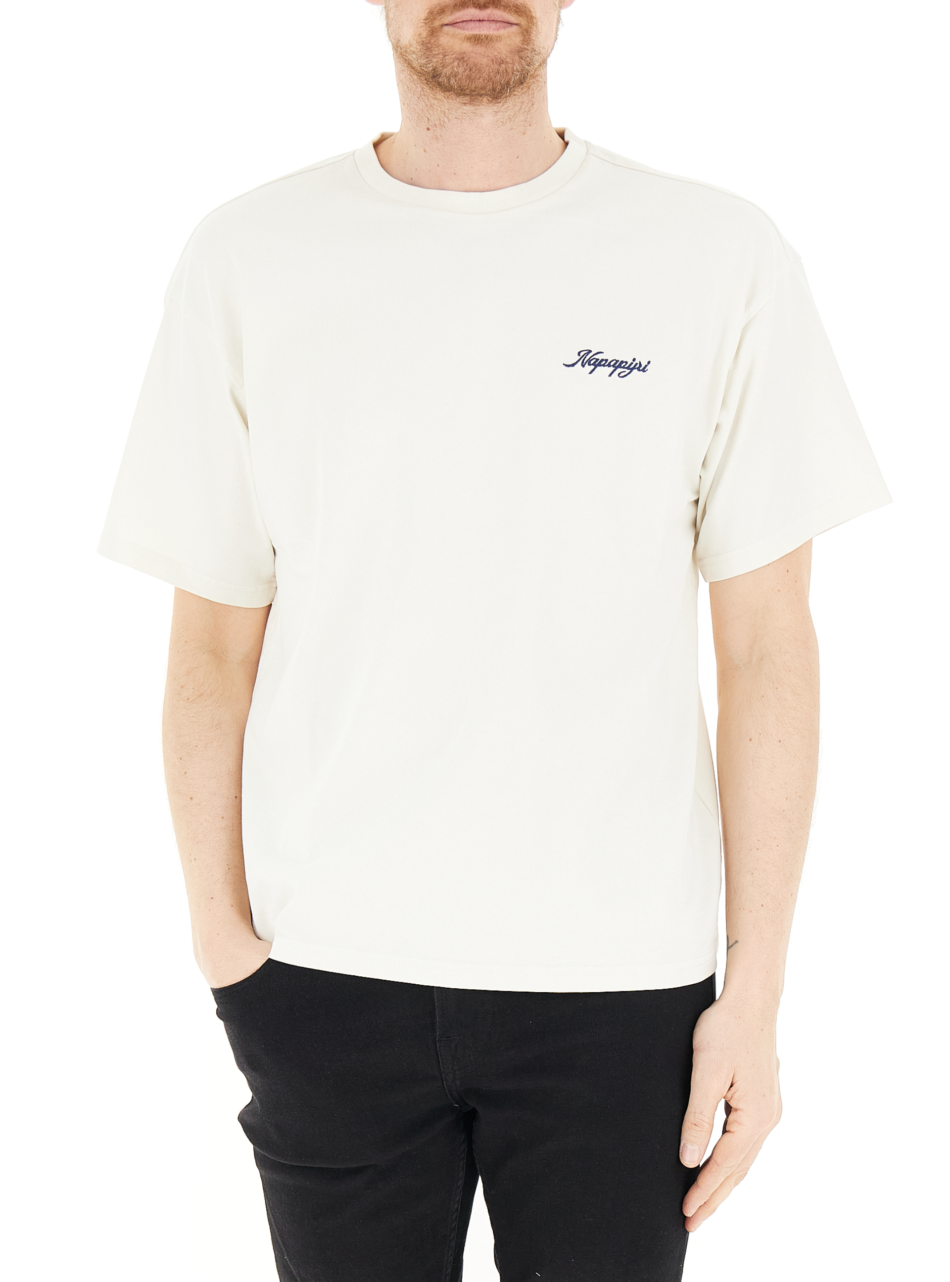 Napapijri T-shirt girocollo AVORIO