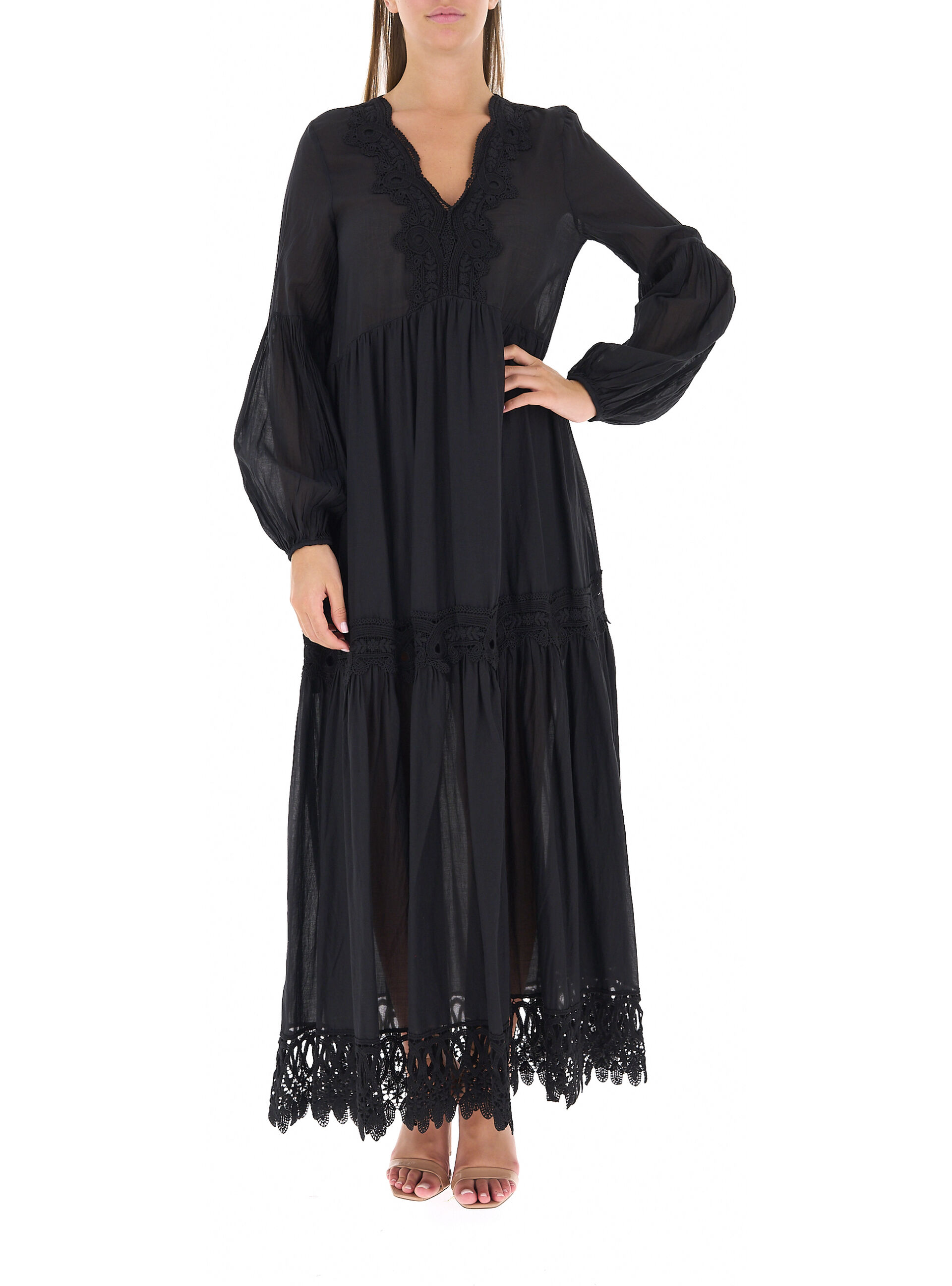 Dixie Abito con inserti NERO S