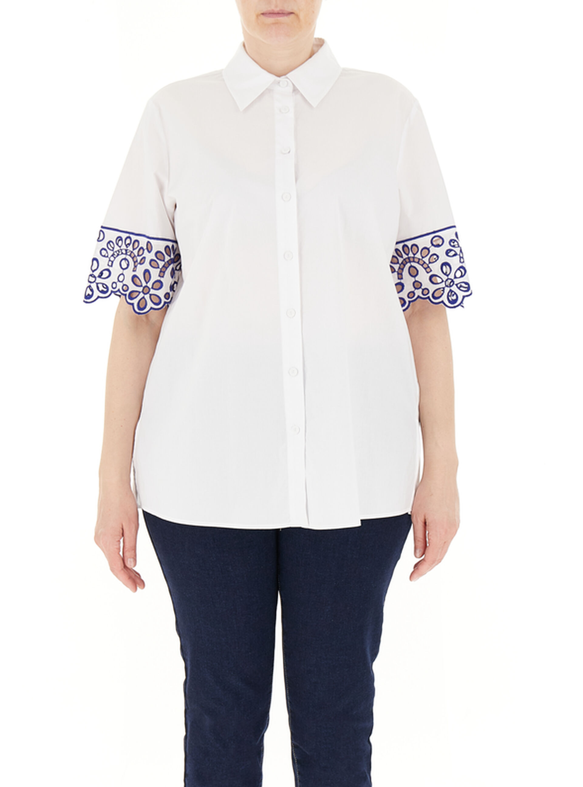 Camicia in cotone BIANCO 54