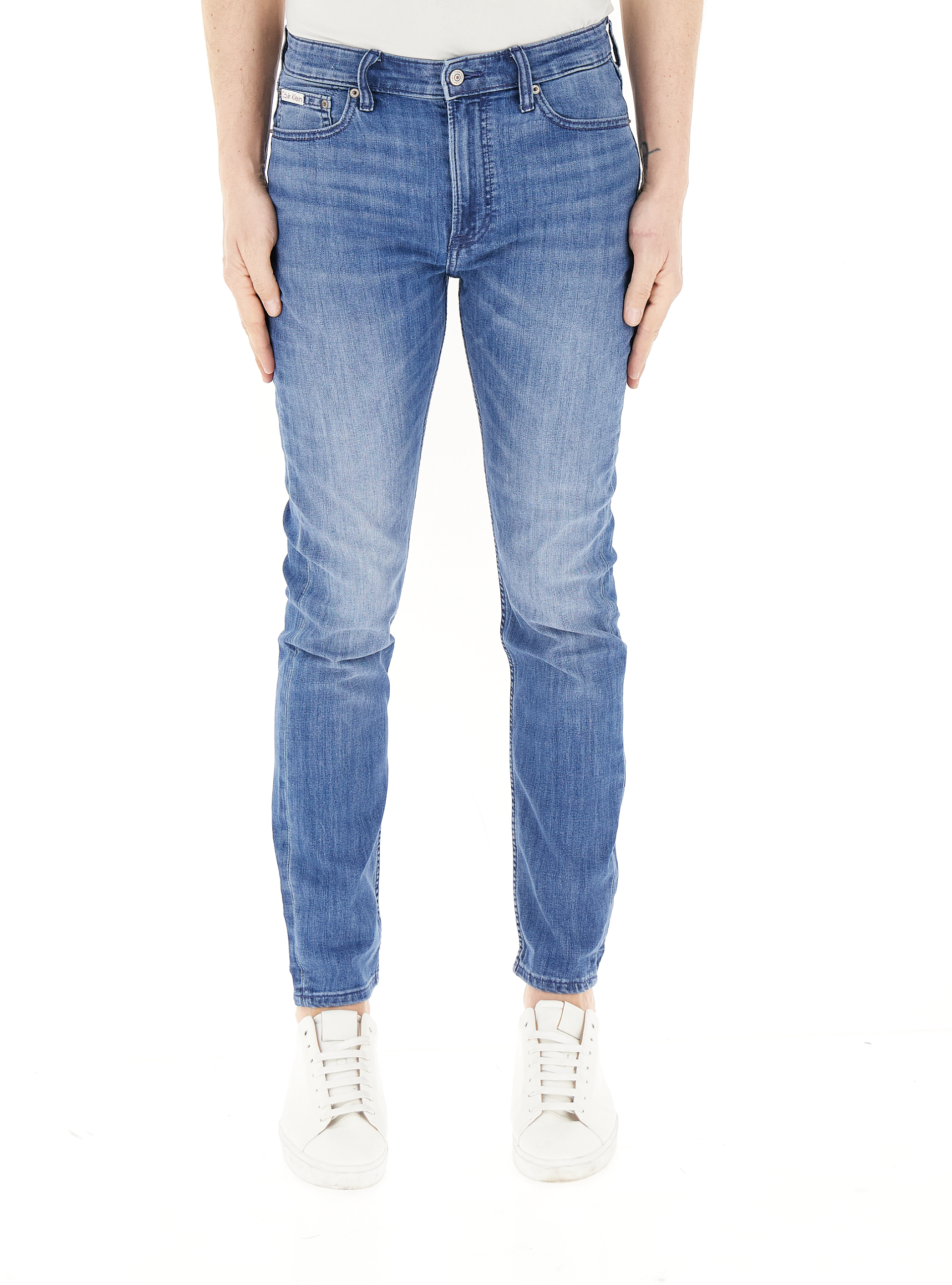 Calvin Klein Jeans slim BLU CHIARO