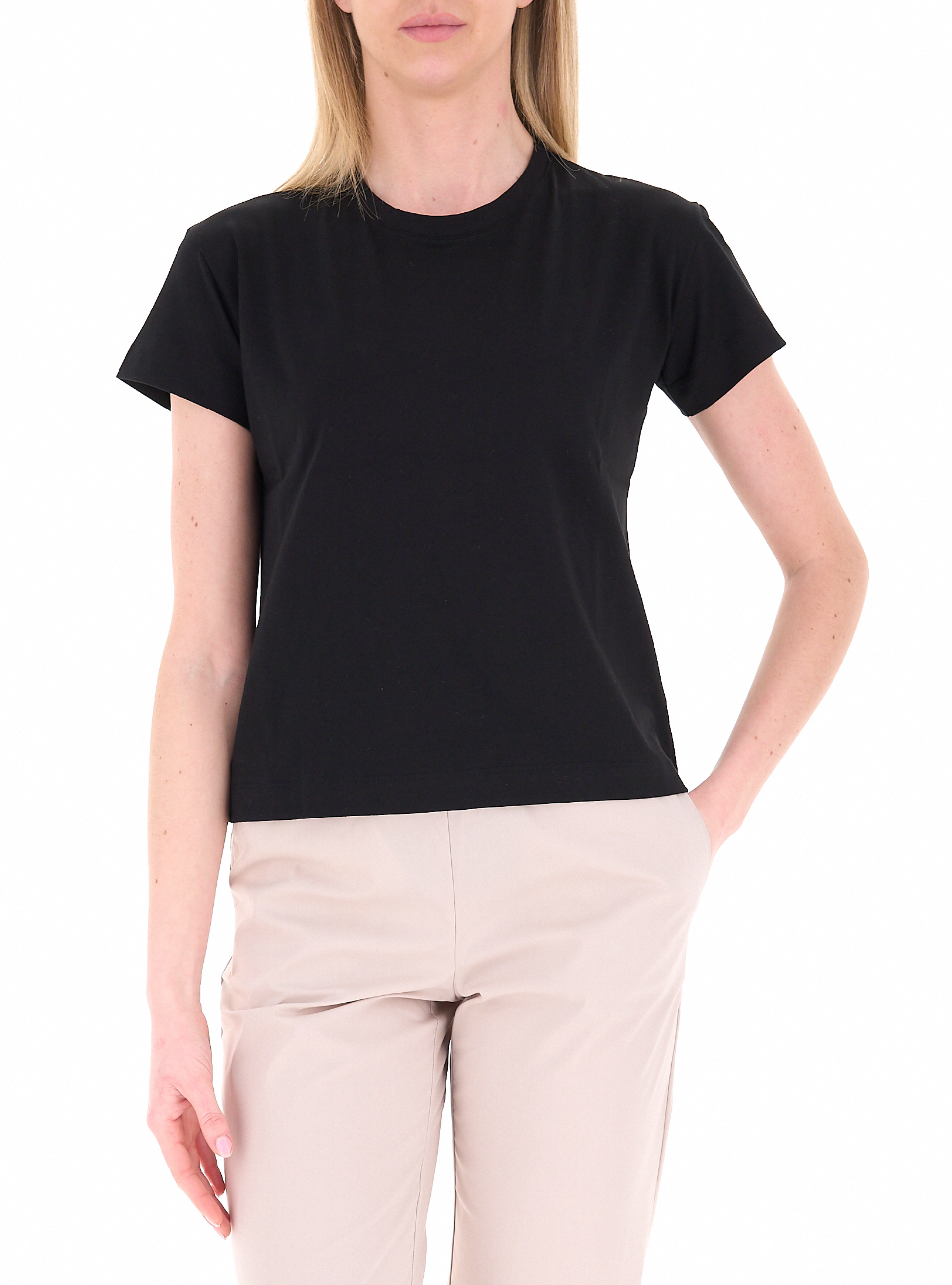 MAIDAMILA T-shirt girocollo NERO