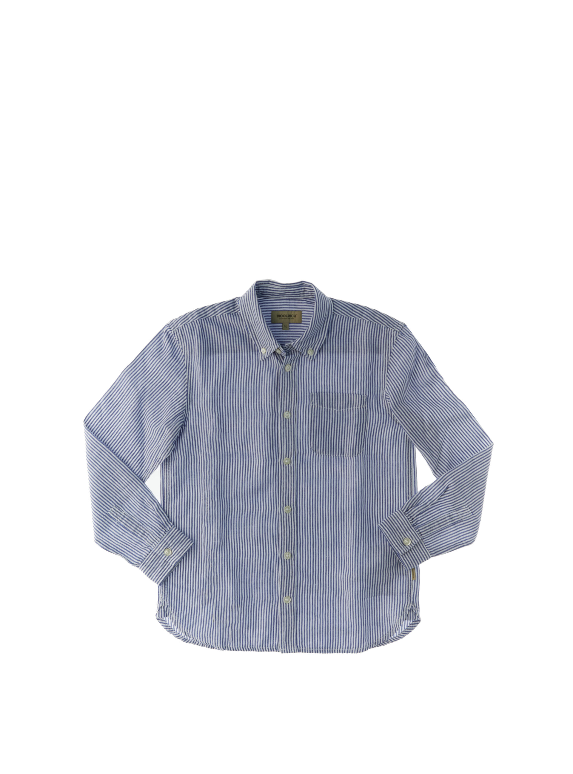 Camicia misto lino AZZURRO