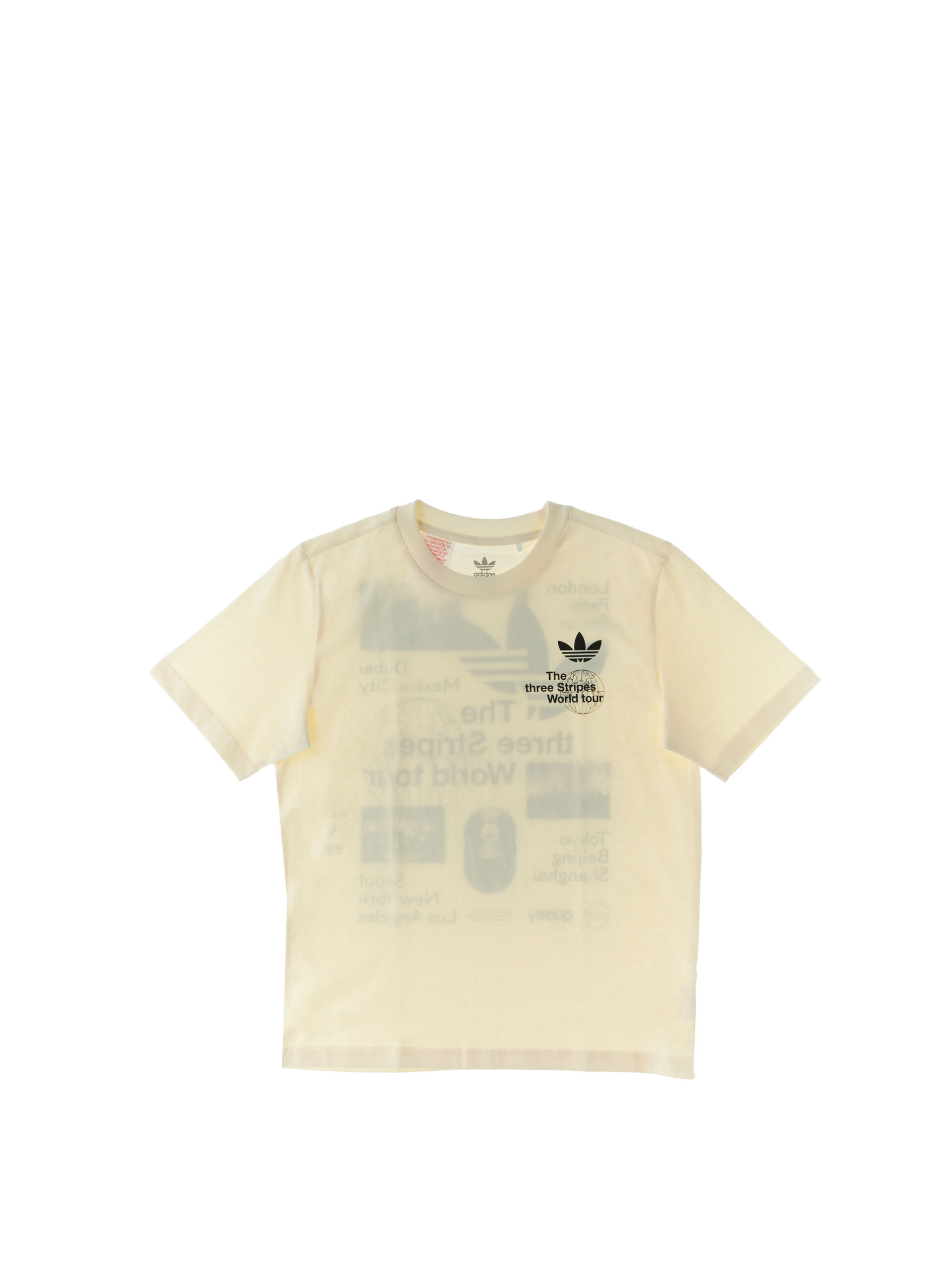 Adidas T-shirt girocollo BEIGE