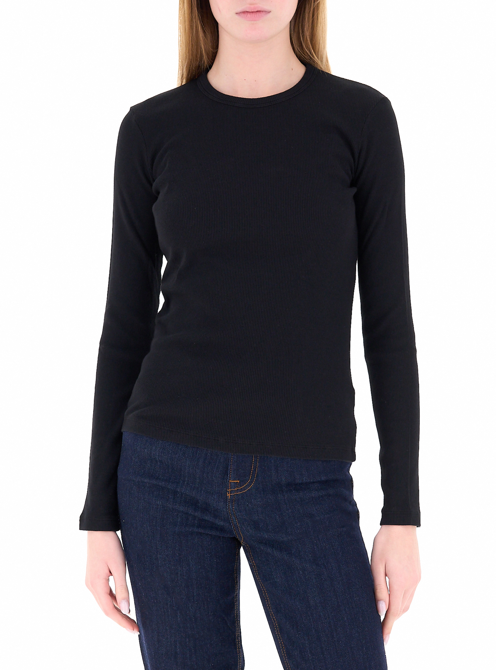 VICOLO T-shirt maniche lunghe NERO