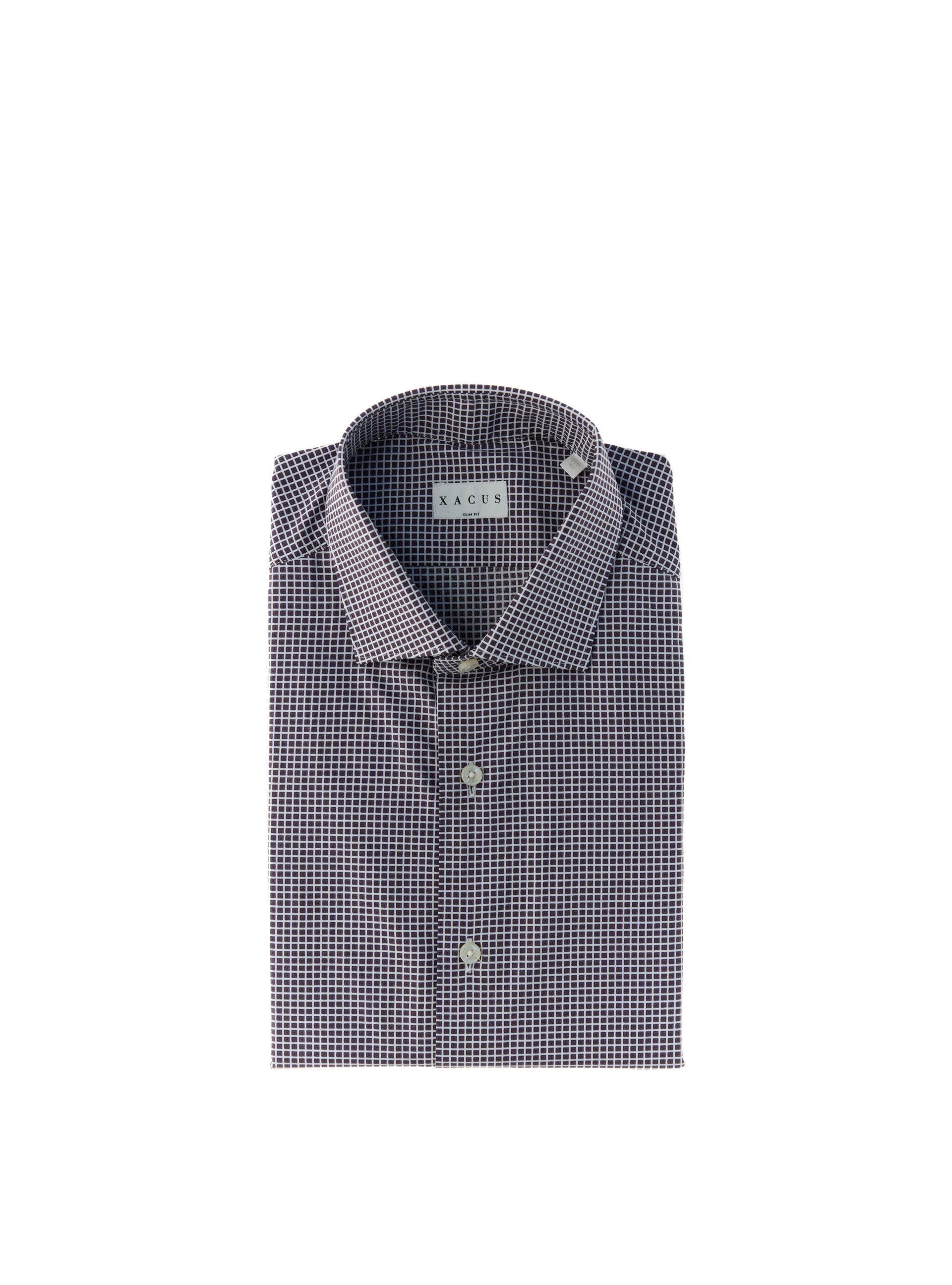 XACUS Camicia in cotone BORDEAUX