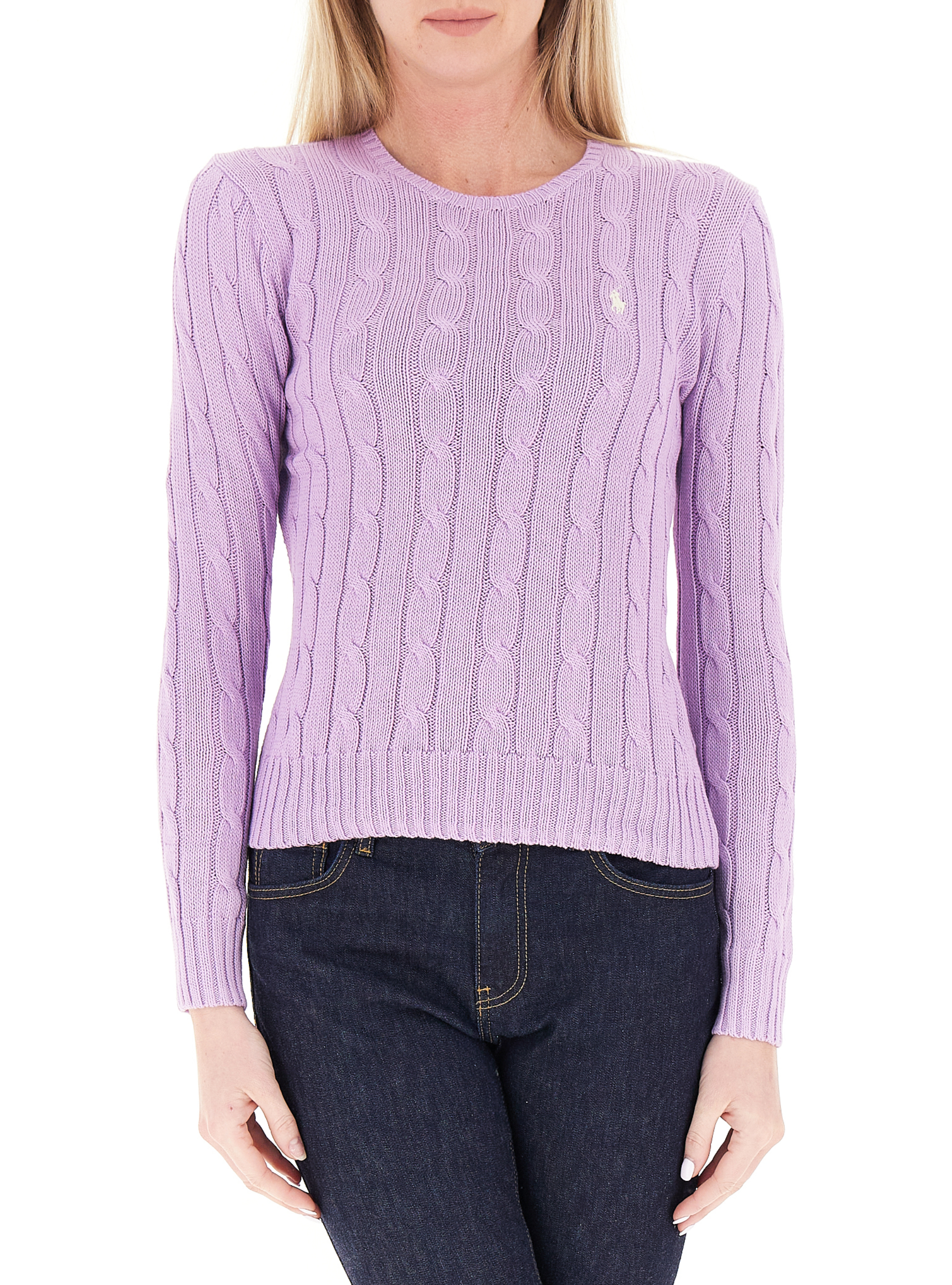 Maglione girocollo POLO LILLA L