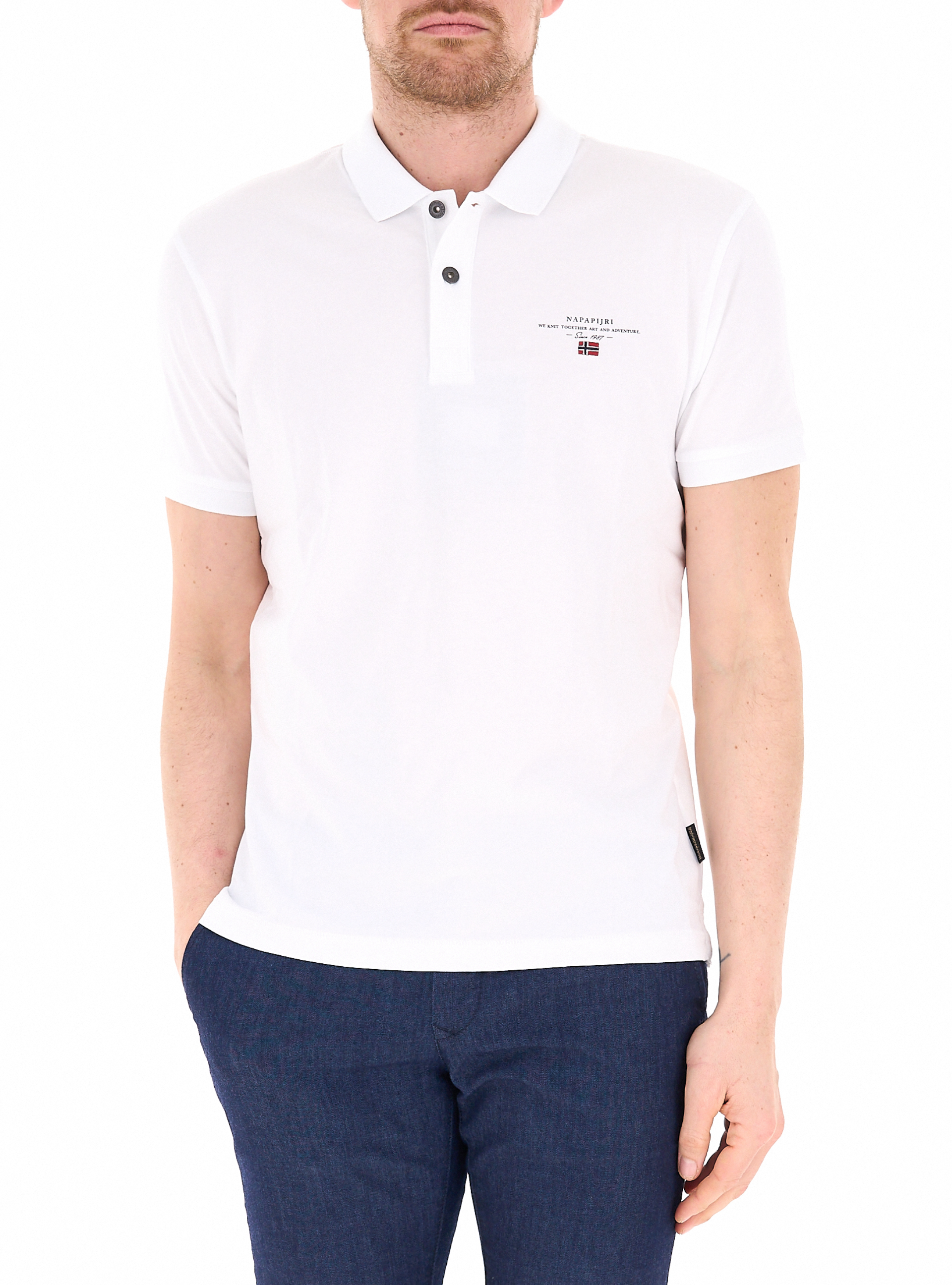 Napapijri Polo in cotone PANNA XXL