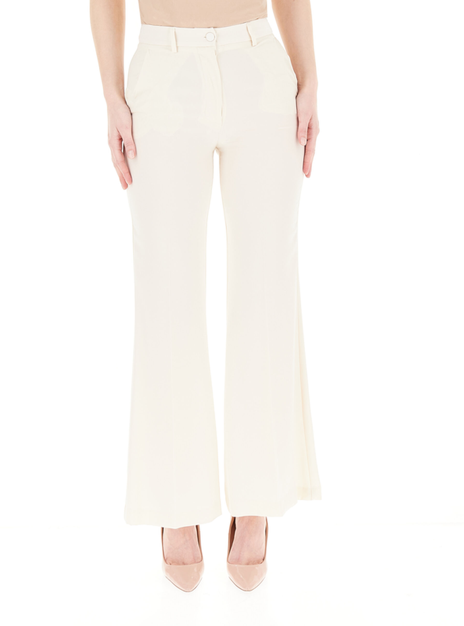 VICOLO Pantalone Flare PANNA XS