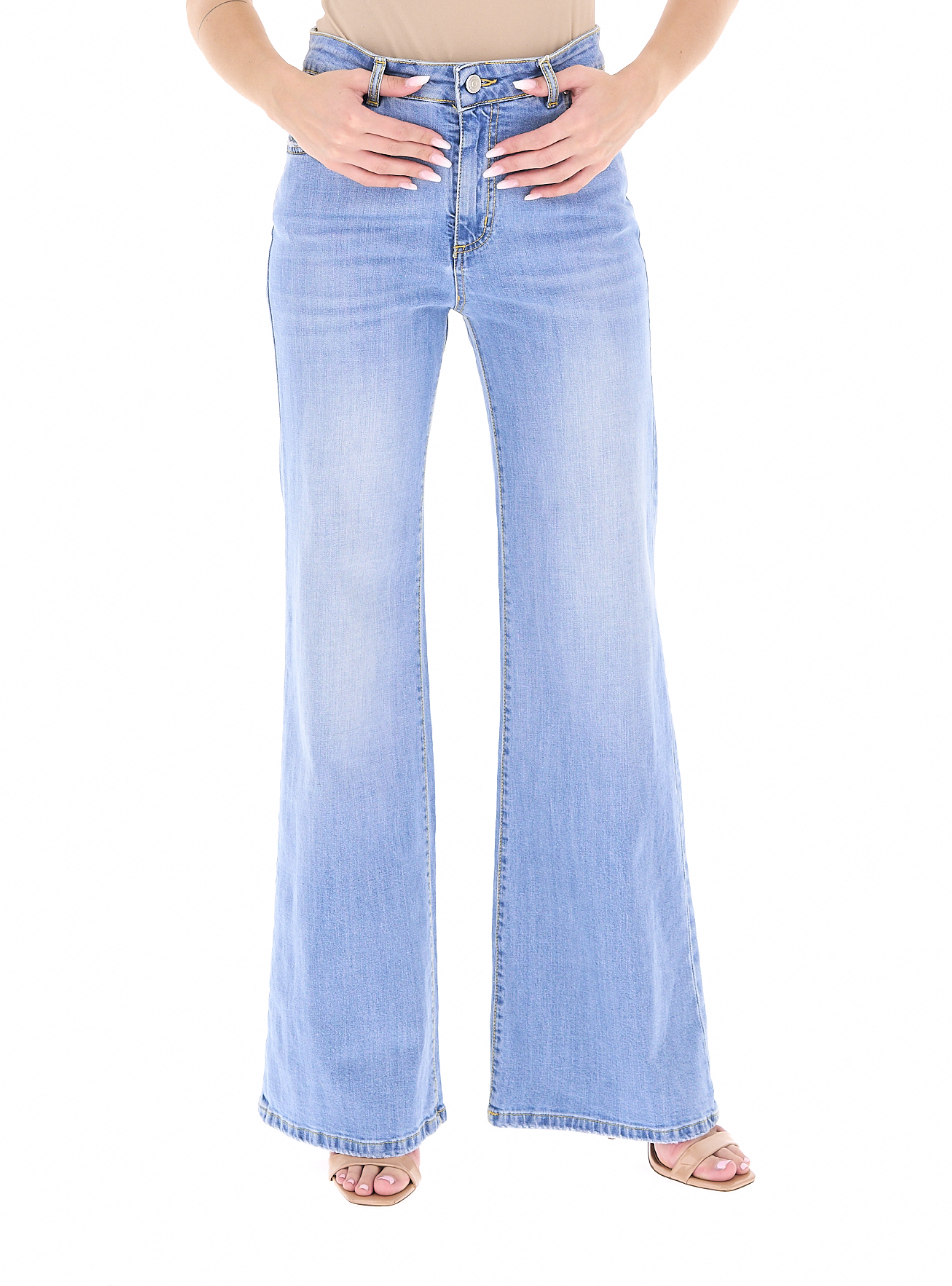KOCCA Jeans bootcut AZZURRO