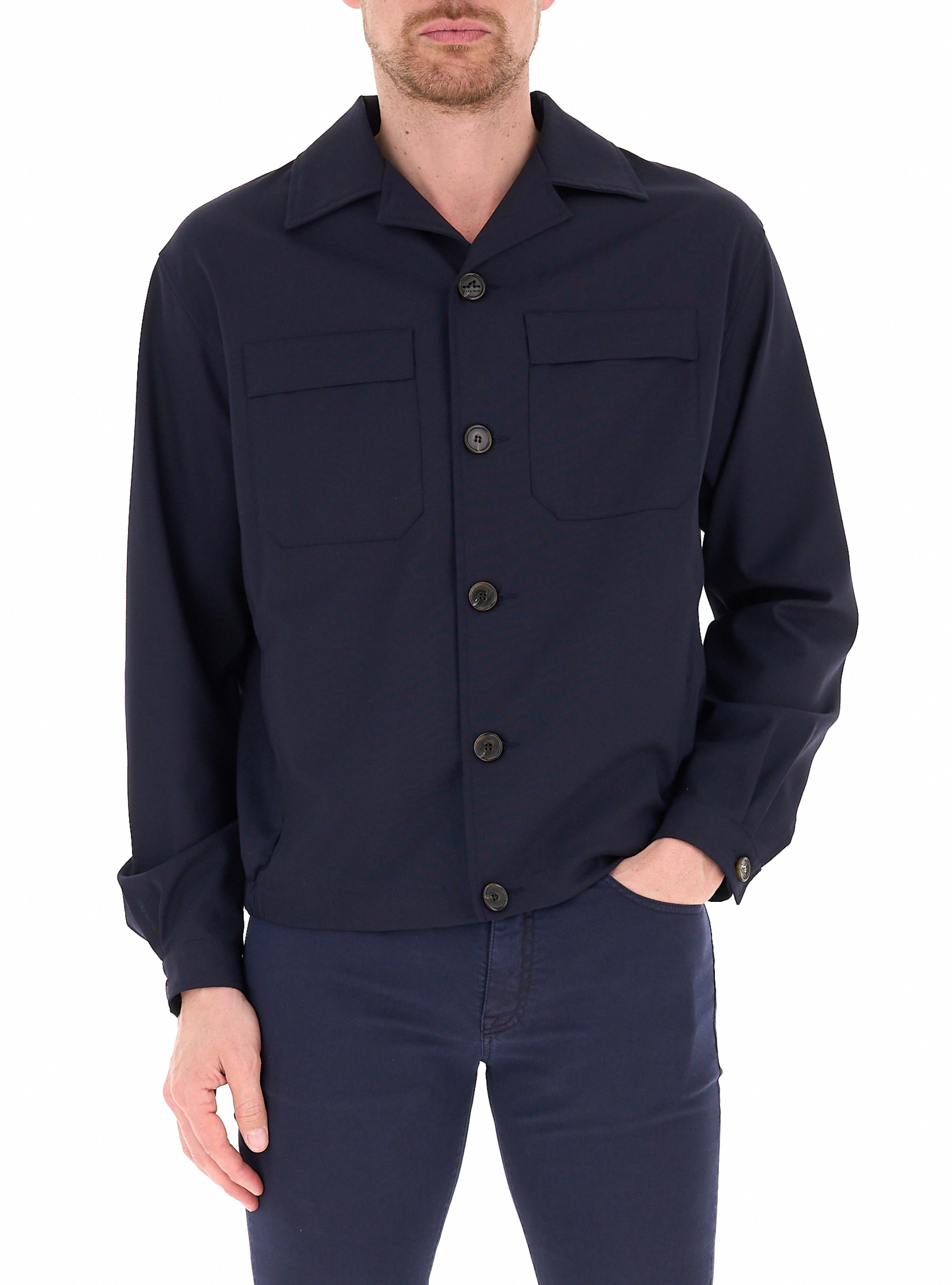 Giacca Overshirt BLU NAVY