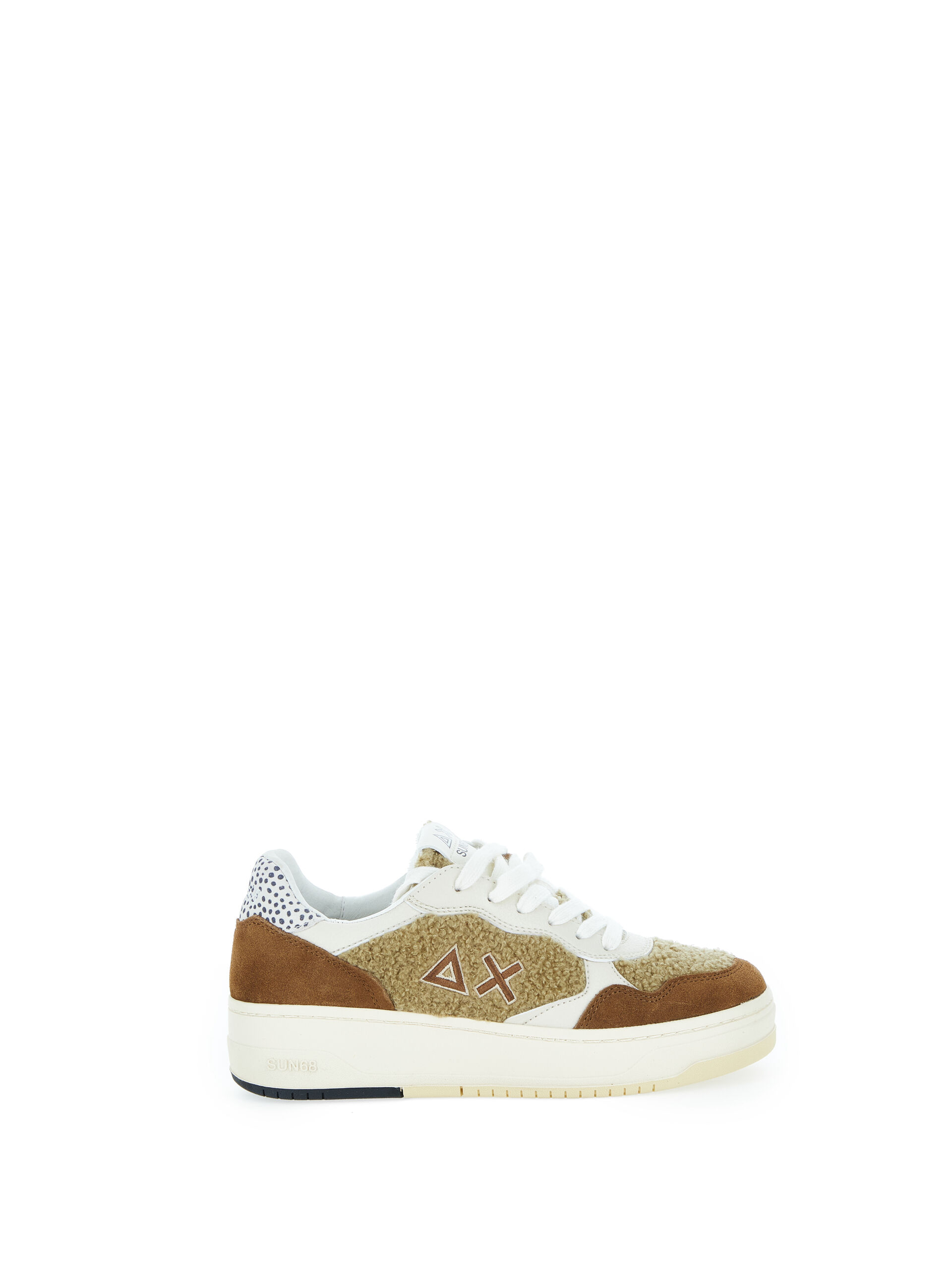 Sneakers con inserti MARRONE CHIARO
