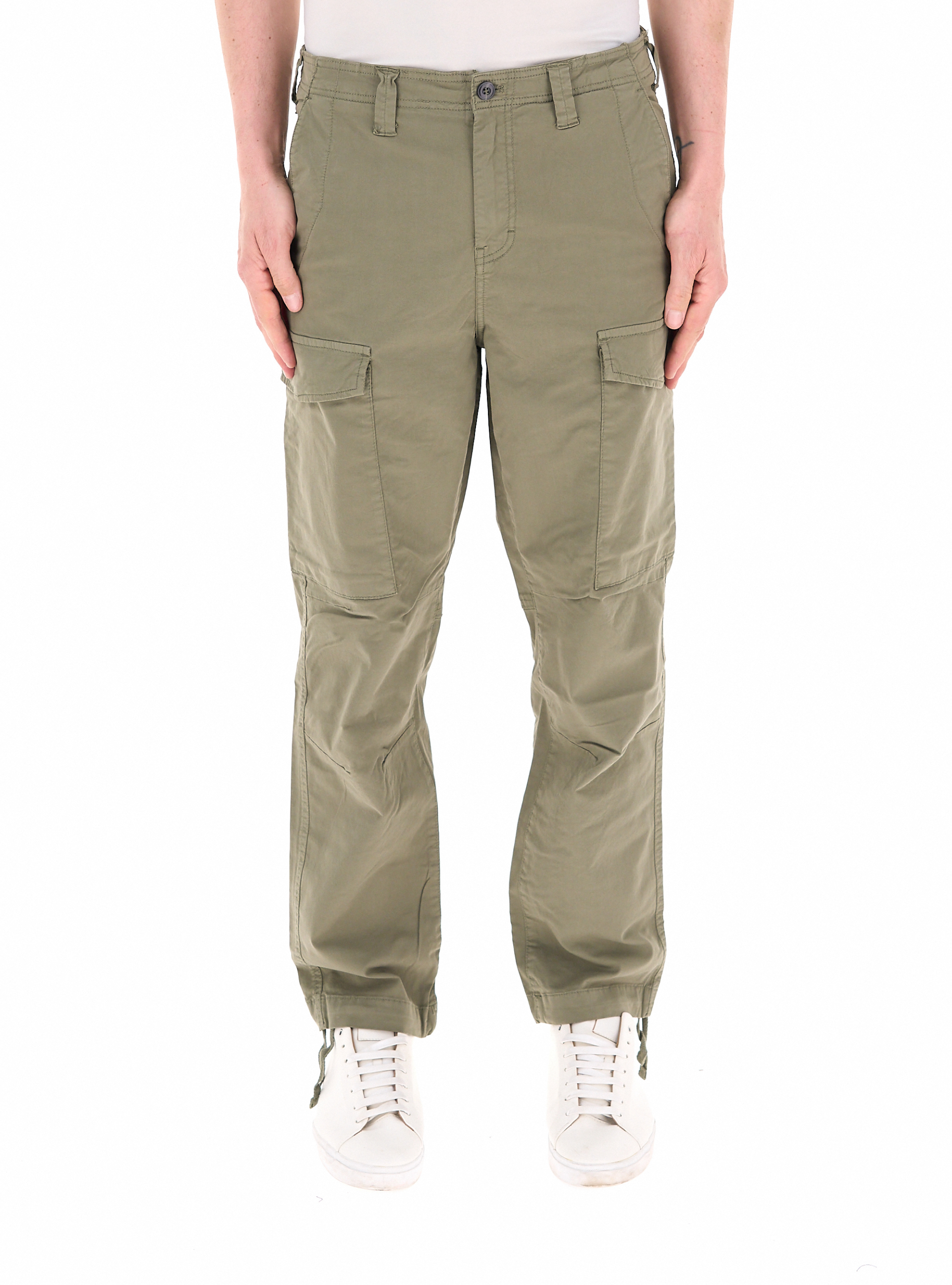 Pantalone cargo VERDE OLIVA