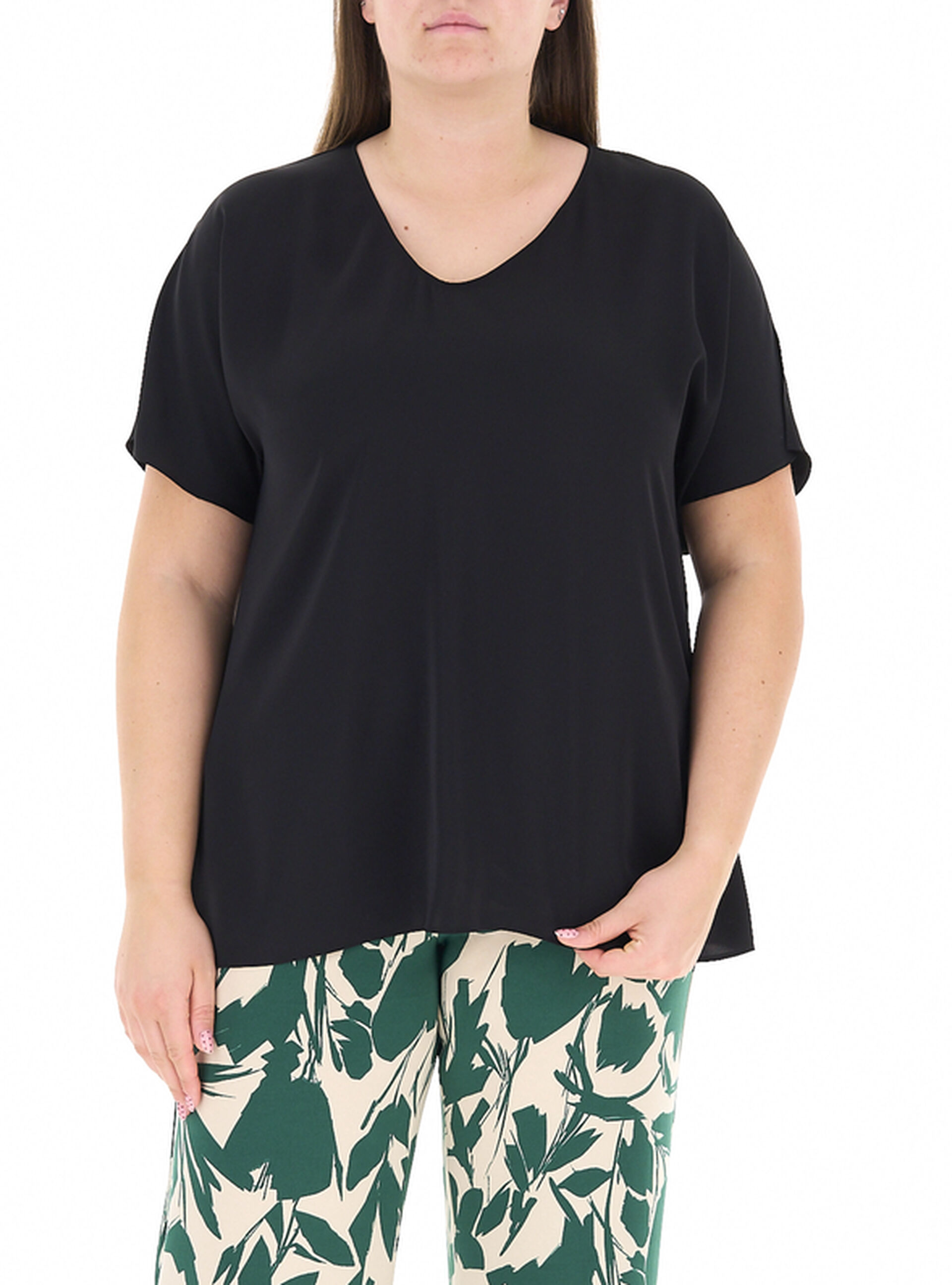 Blusa maniche corte NERO 43