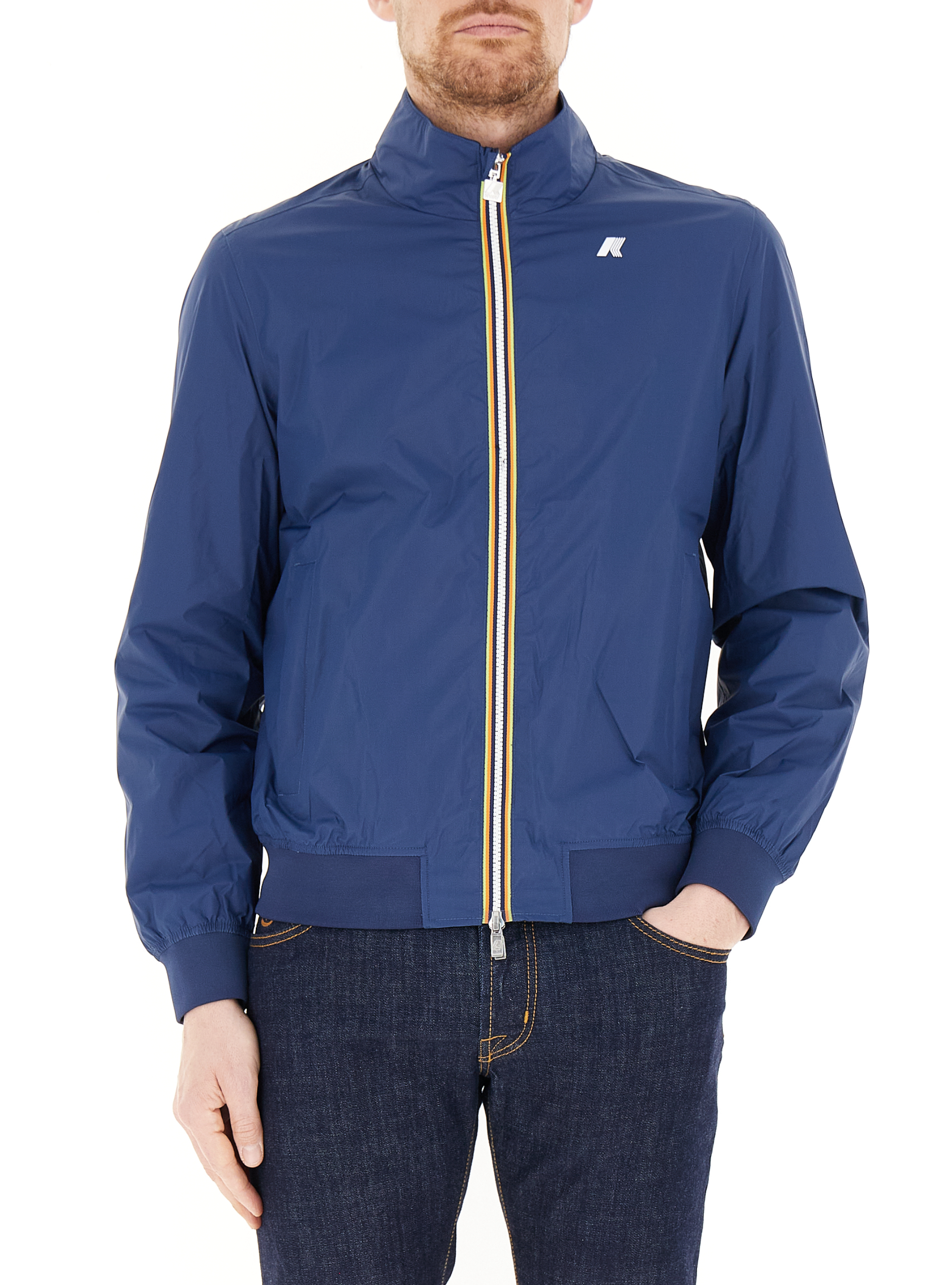 K-way Bomber reversibile BLU