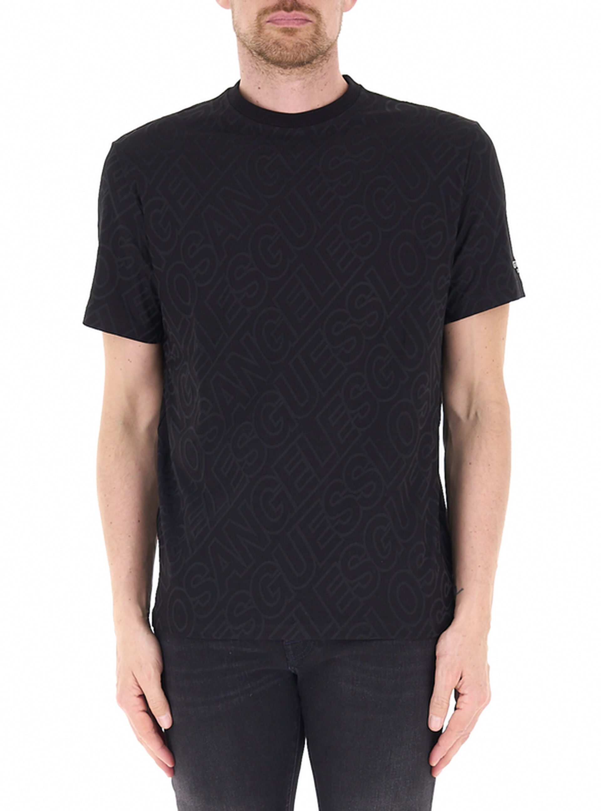 Guess T-shirt girocollo NERO M