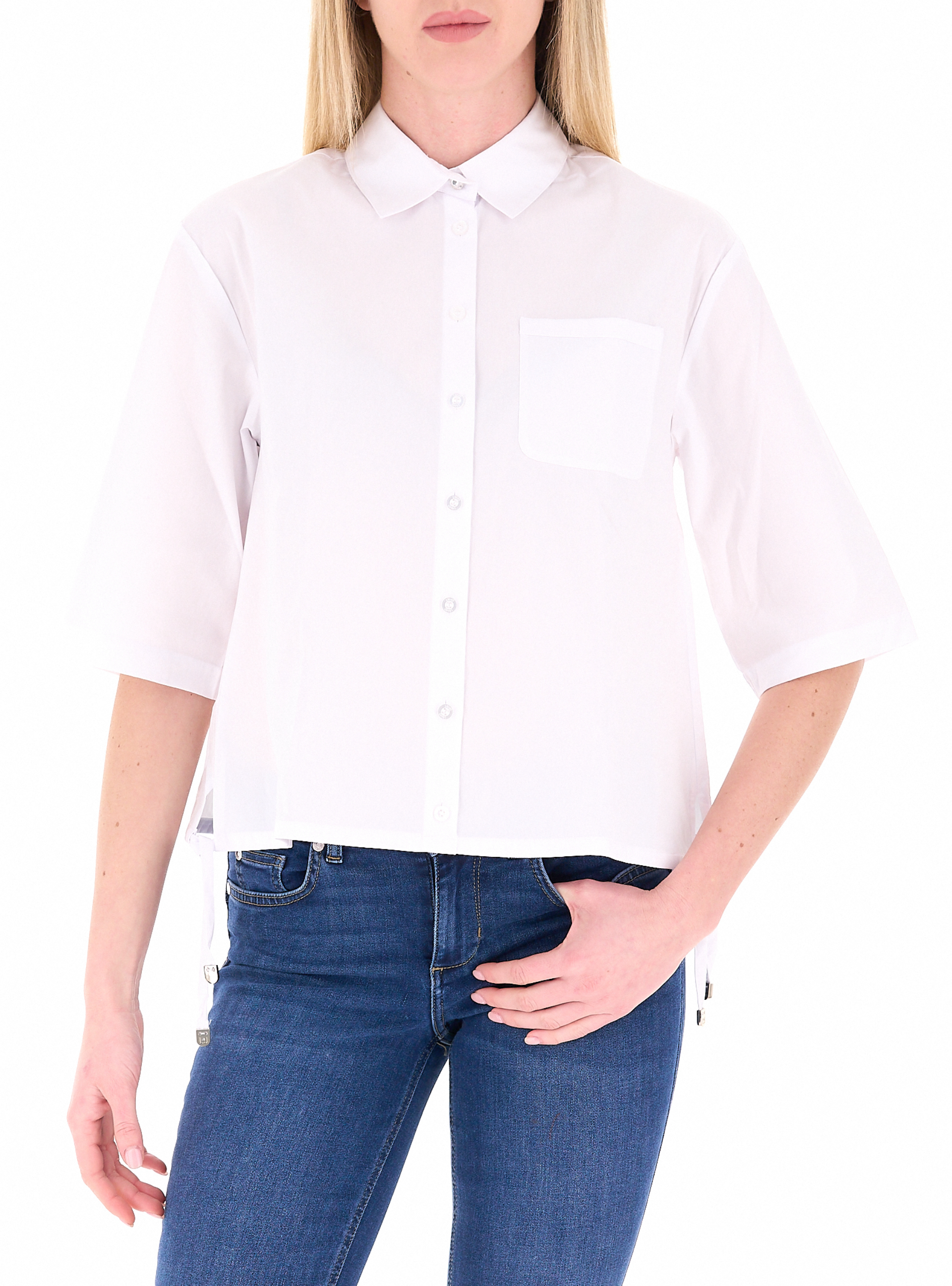 Camicia misto cotone LIU JEANS BIANCO 42