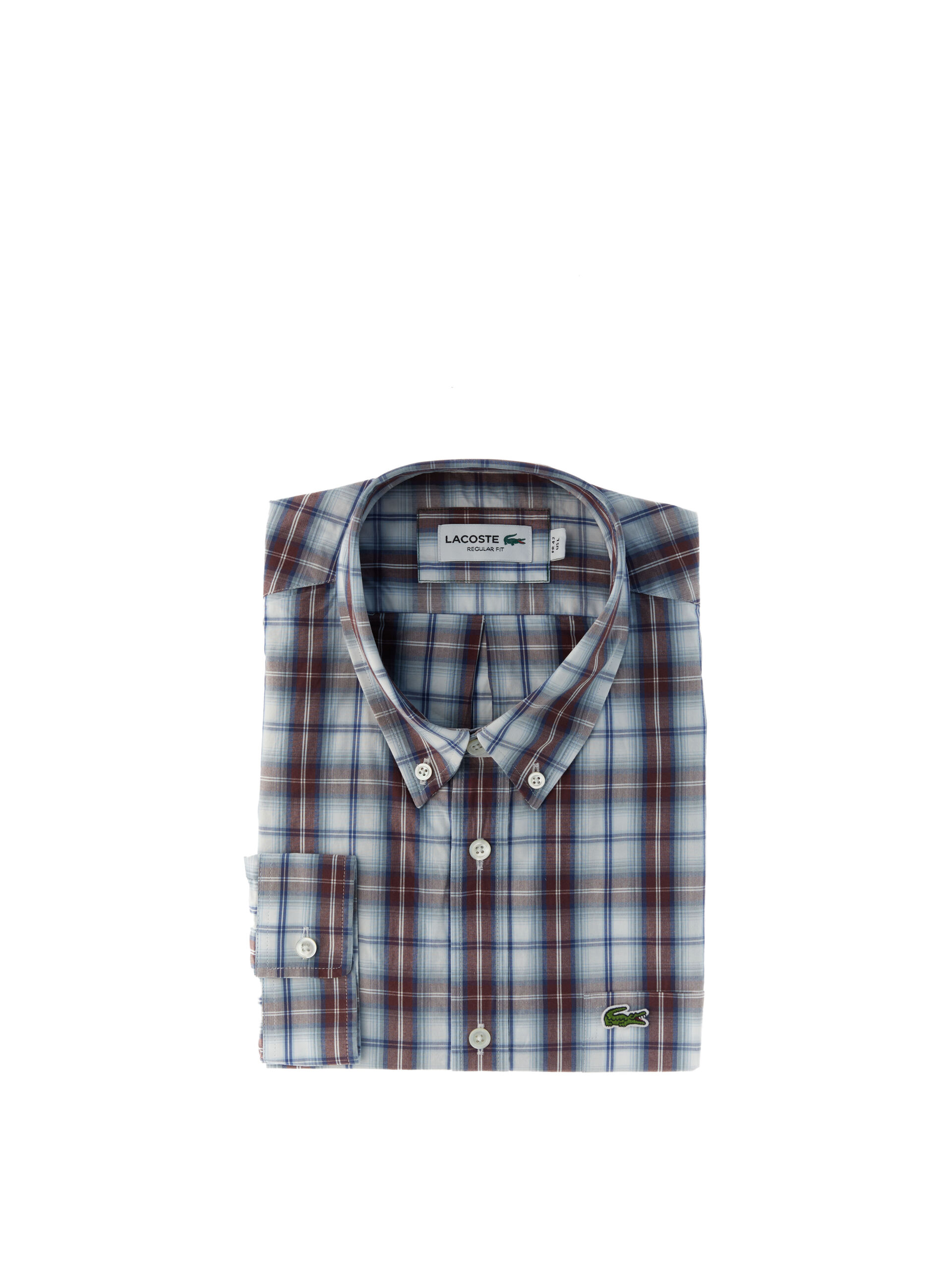 Lacoste Camicia a quadri BORDEAUX