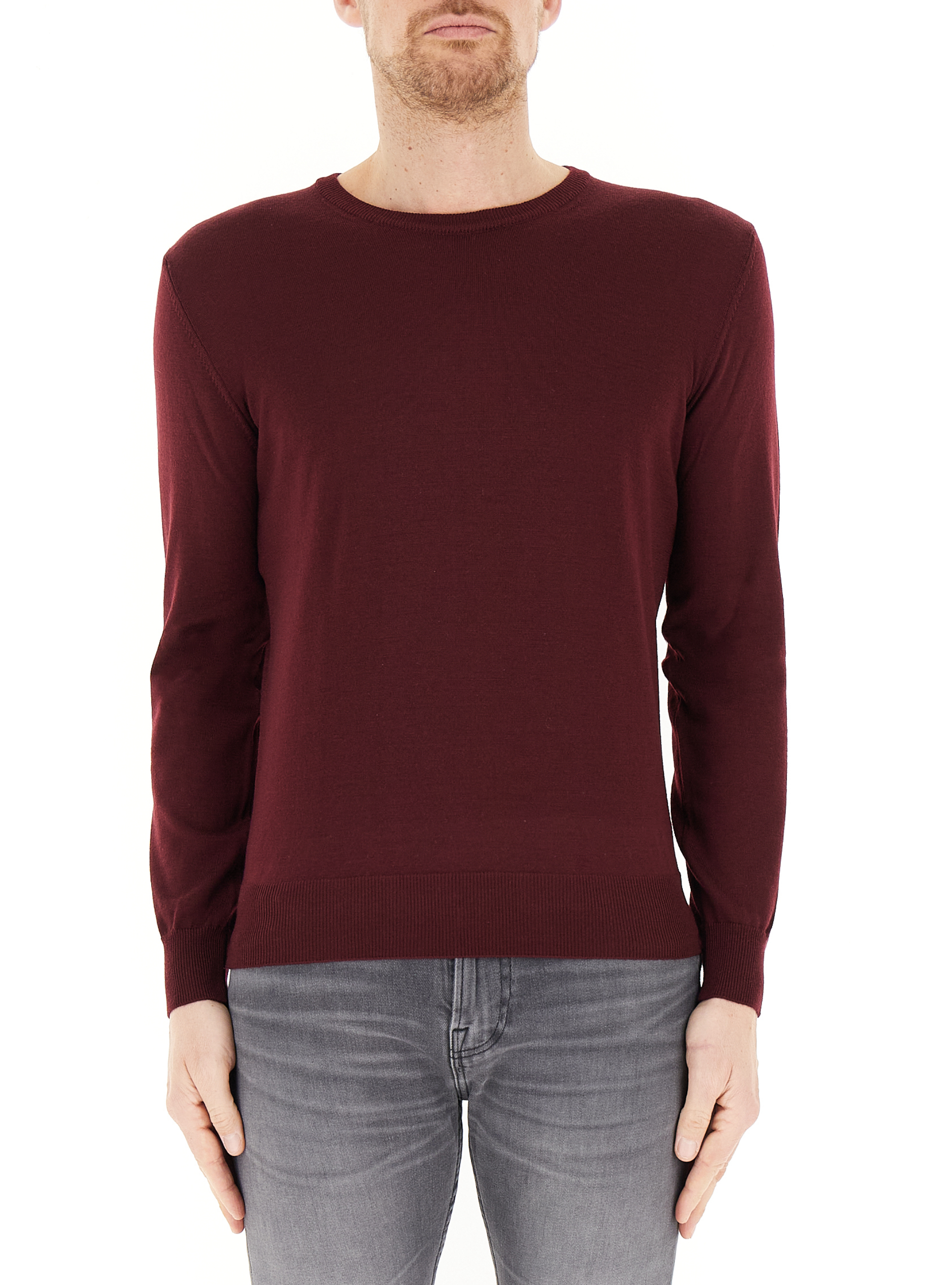 Maglia lana merino BORDEAUX