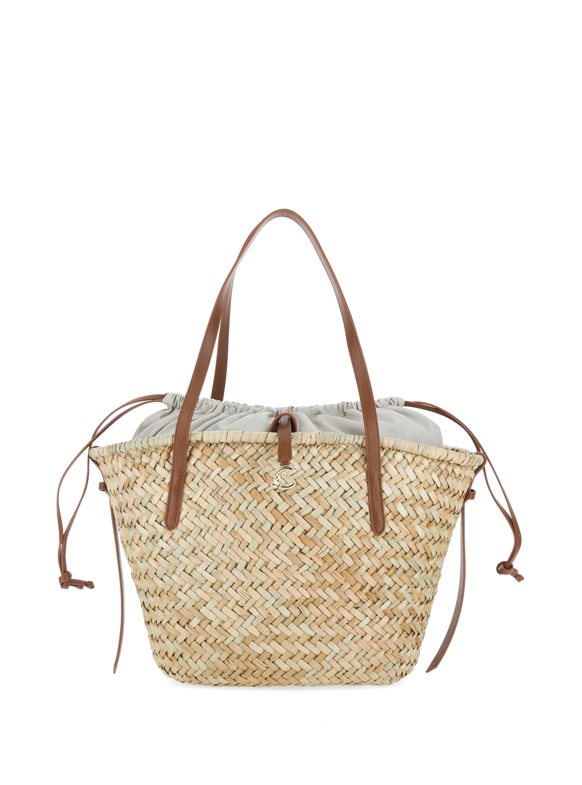COCCINELLE Borsa in paglia BEIGE