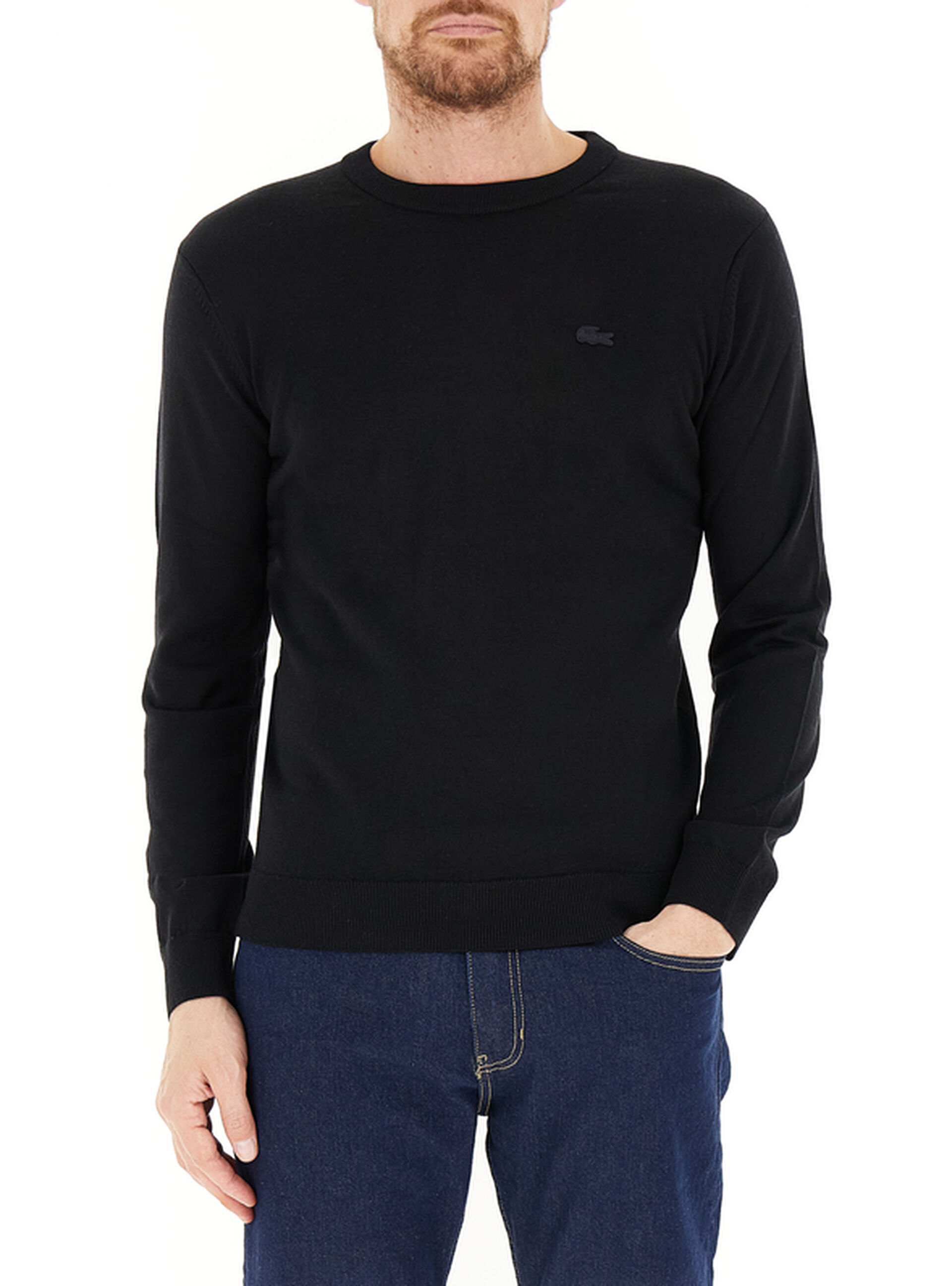 Lacoste Maglione in lana NERO 3