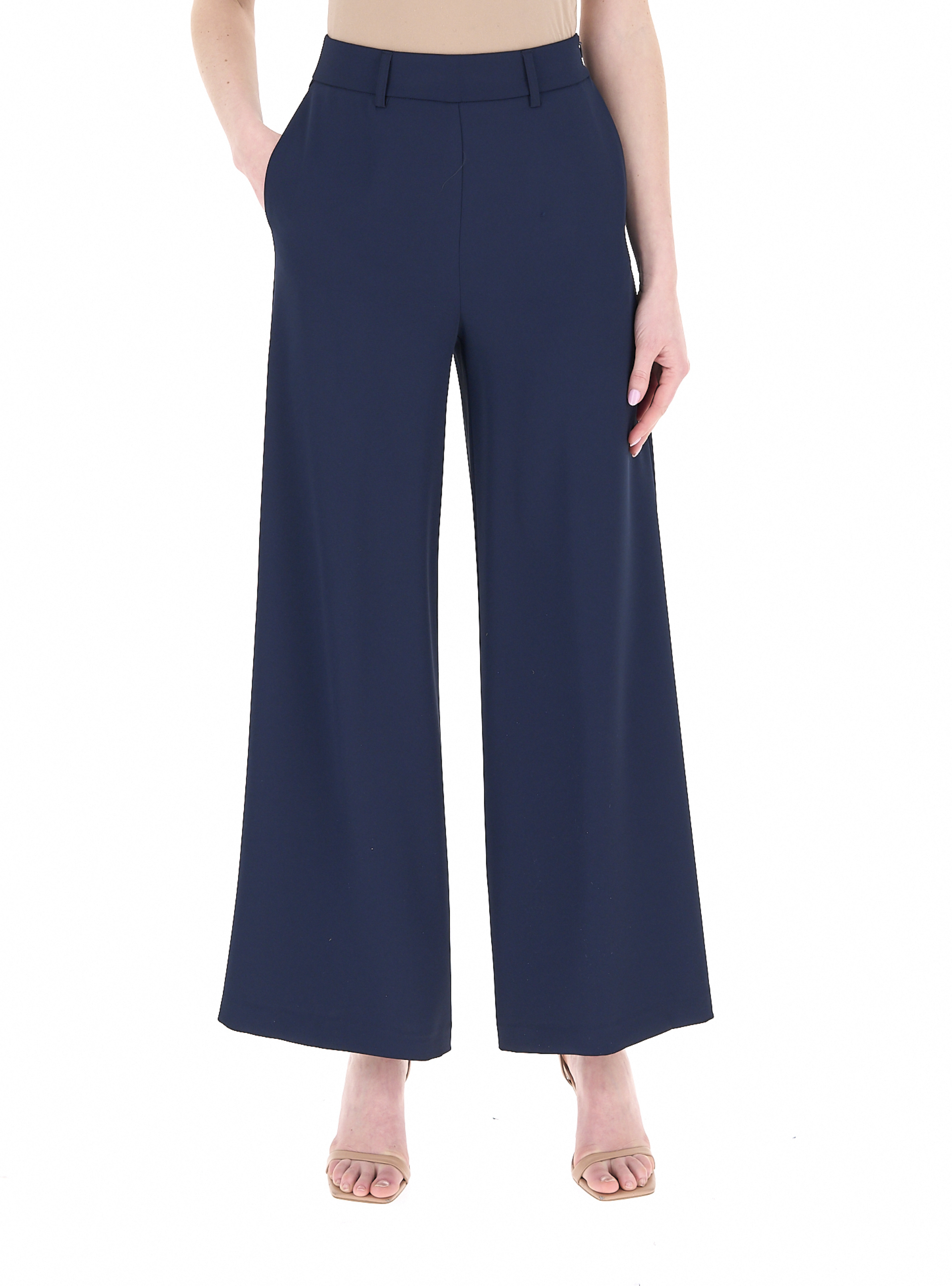 Pantalone wide leg BLU NAVY