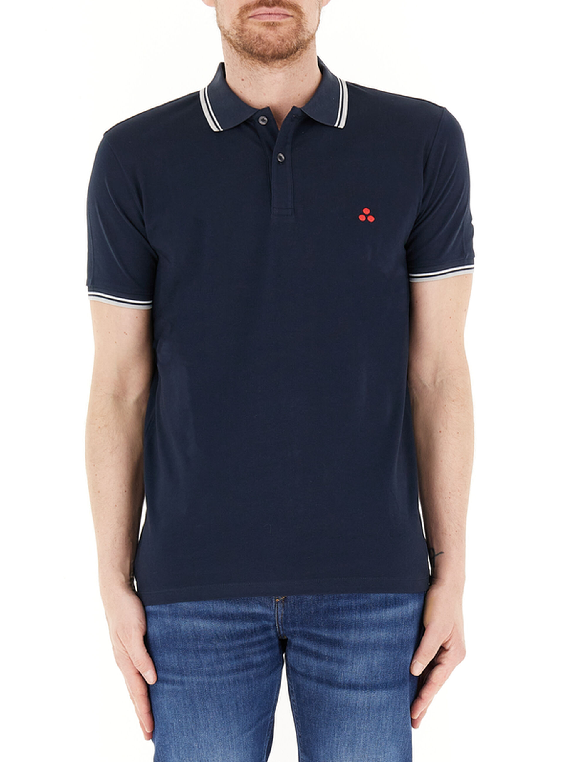 Polo in cotone BLU NOTTE XXL