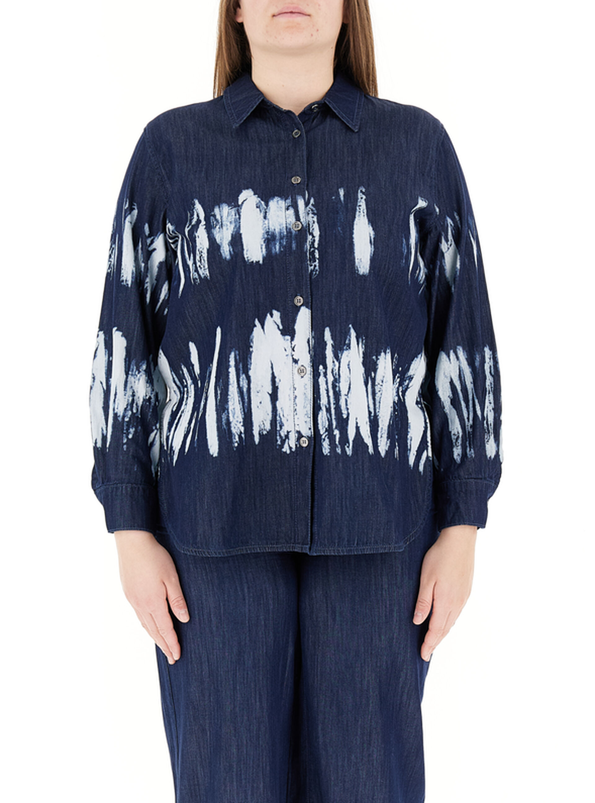 Camicia in cotone BLU