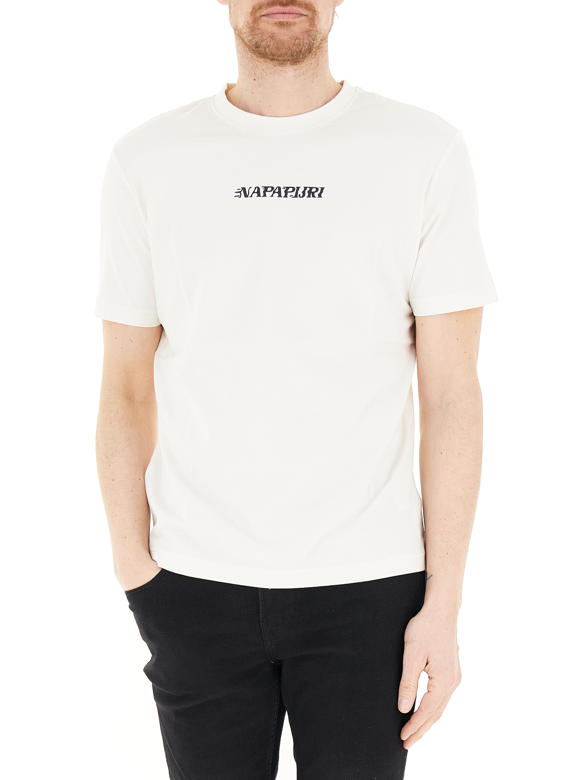 Napapijri T-shirt girocollo AVORIO