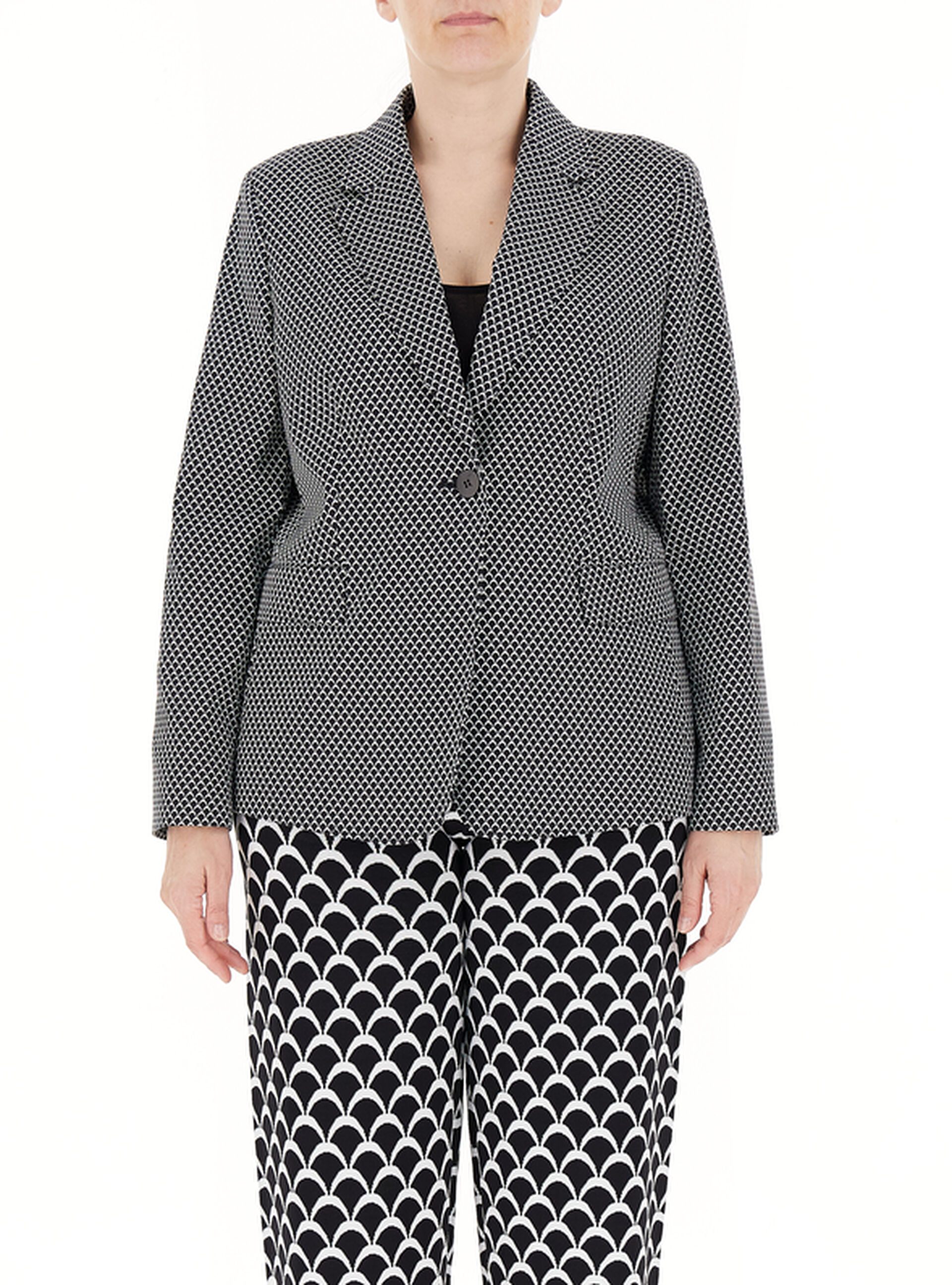 ELENA MIRO' Blazer monopetto NERO