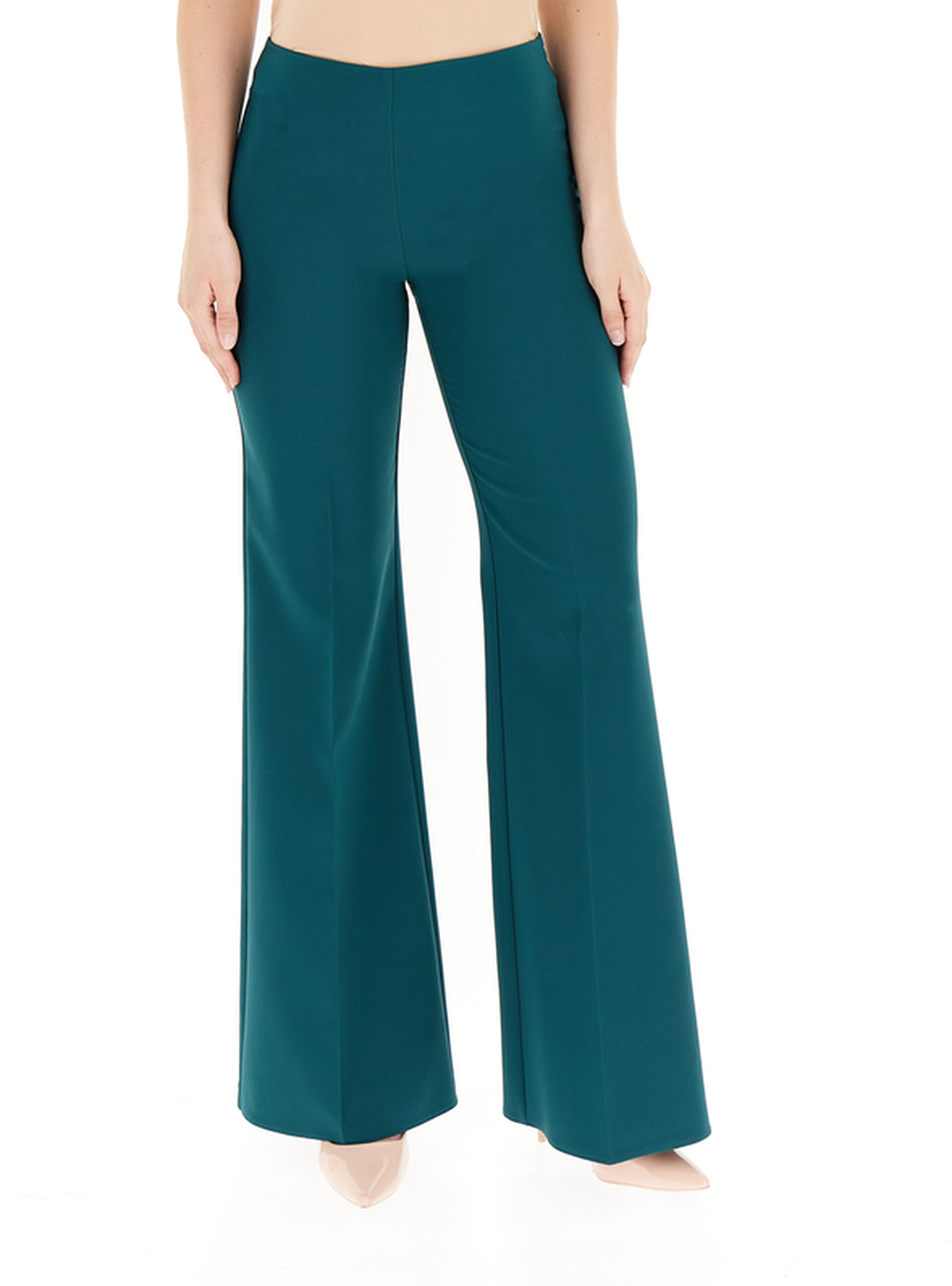 Pantalone Flare PETROLIO