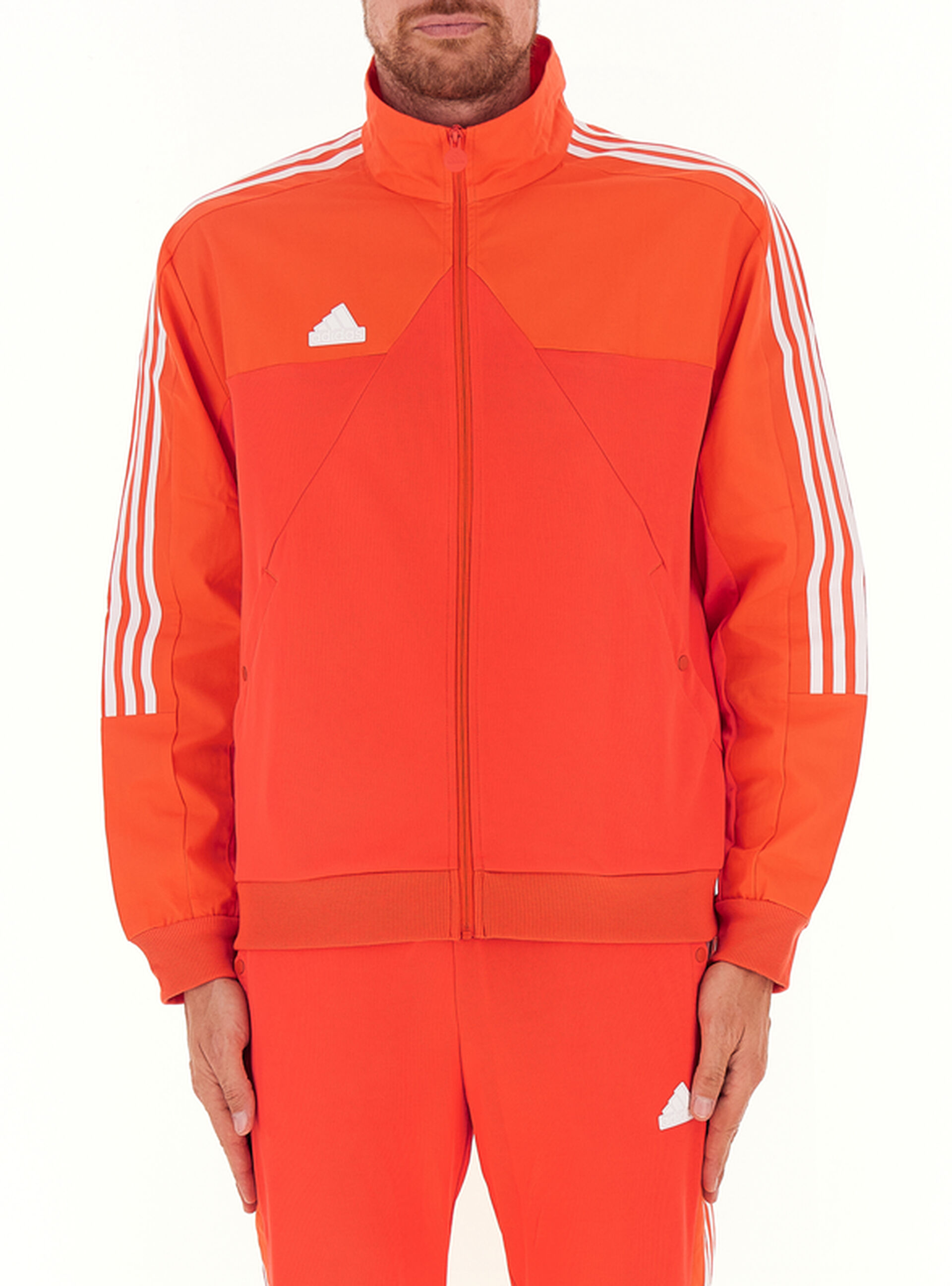 Adidas Giacca con logo ROSSO